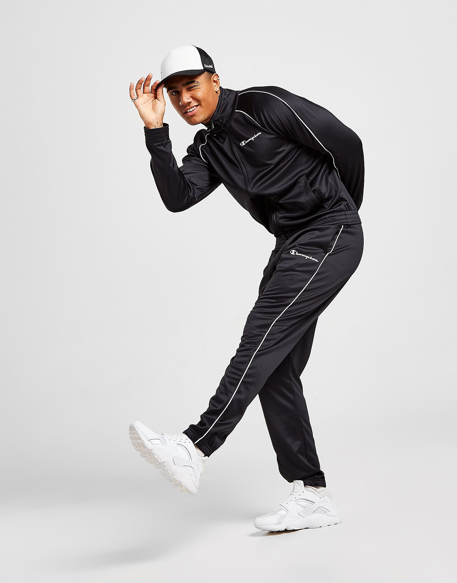 

Champion Poly Tracksuit - Only at JD - Black - Mens, Black
