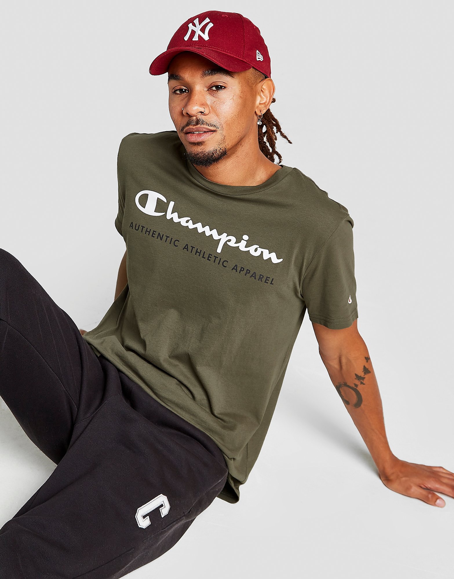 Champion Authentic T-Shirt - Only at JD - Green, Green