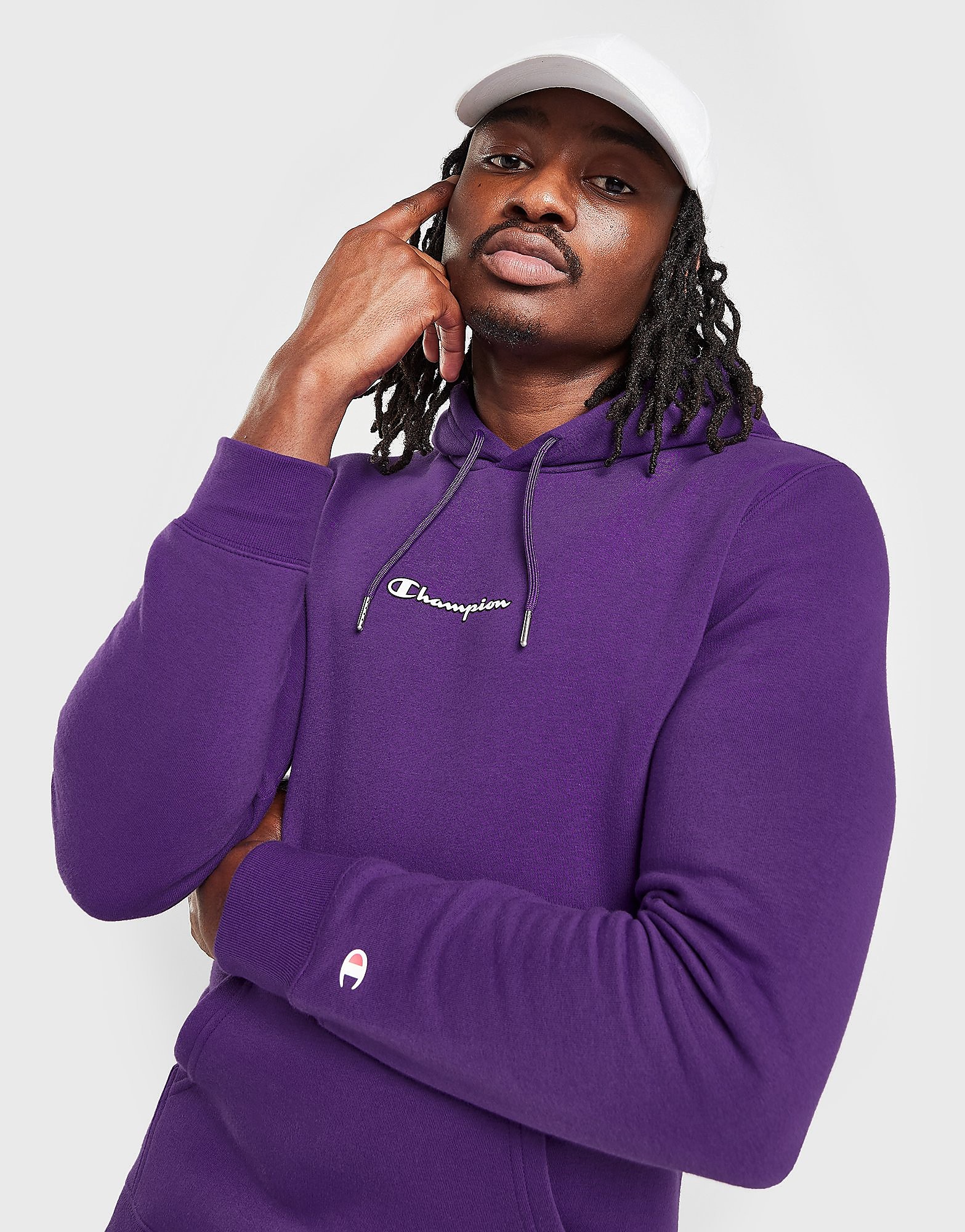 

Champion Core Hoodie - Only at JD - Purple - Mens, Purple