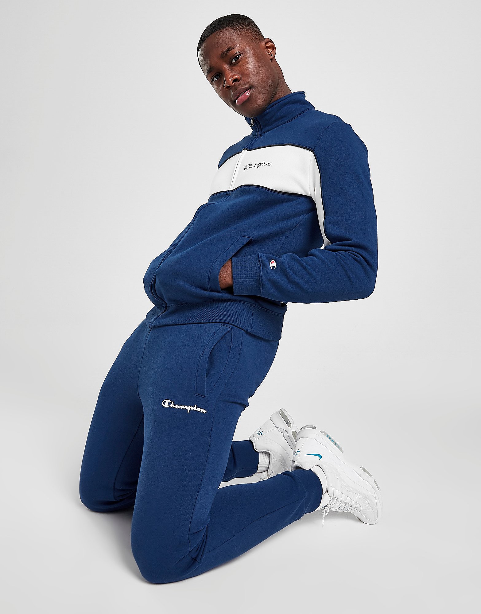

Champion Full Zip Fleece Tracksuit - Only at JD - Blue - Mens, Blue