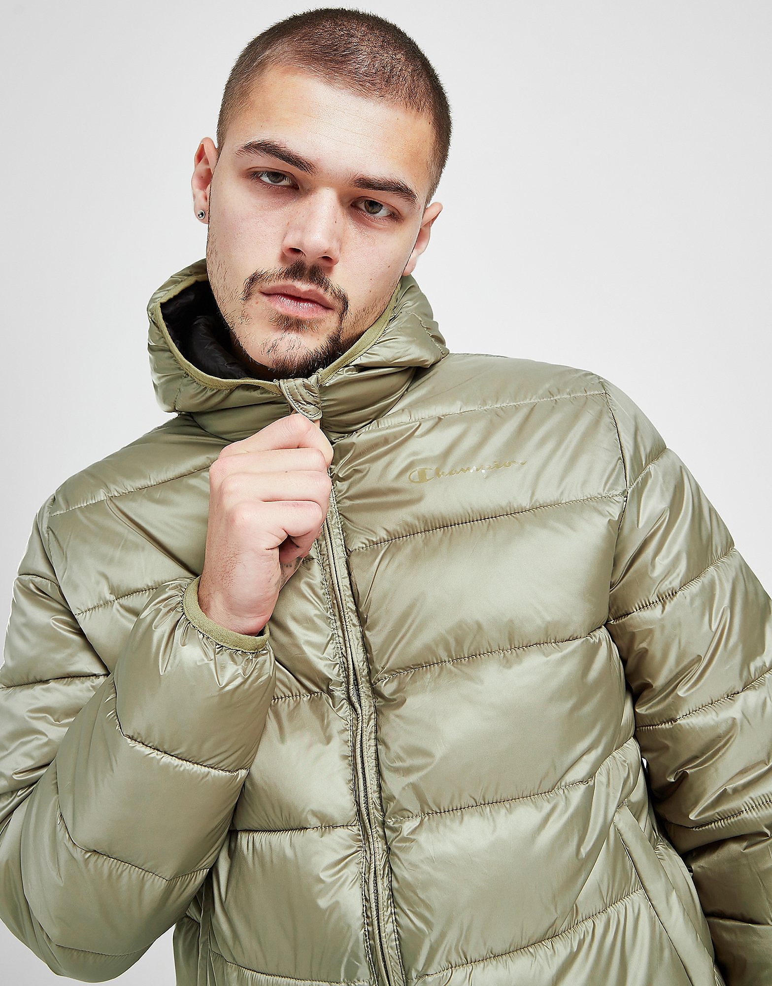 Champion Padded Jacket - Only at JD - Green - Mens, Green