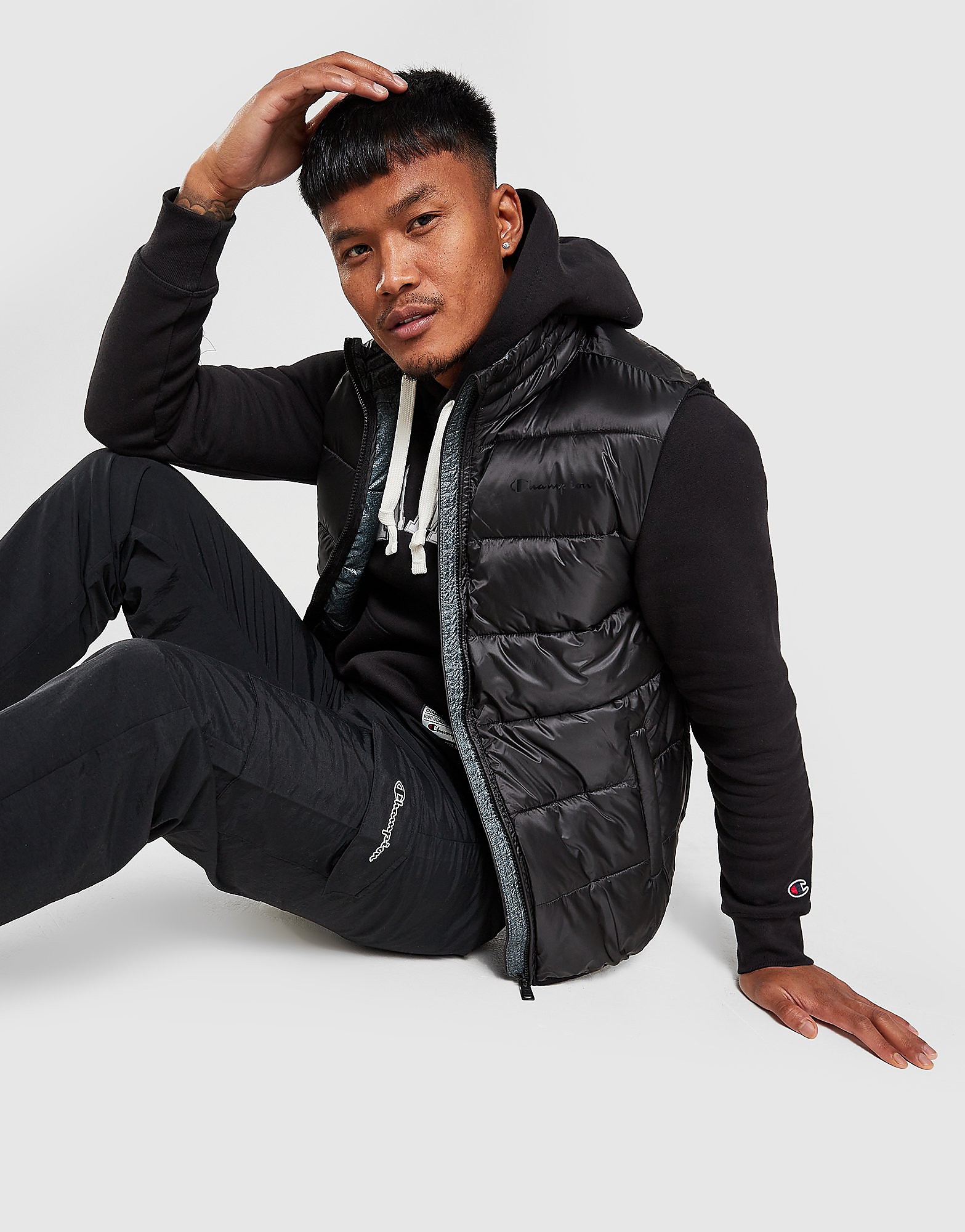 

Champion Padded Gilet - Black - Mens, Black