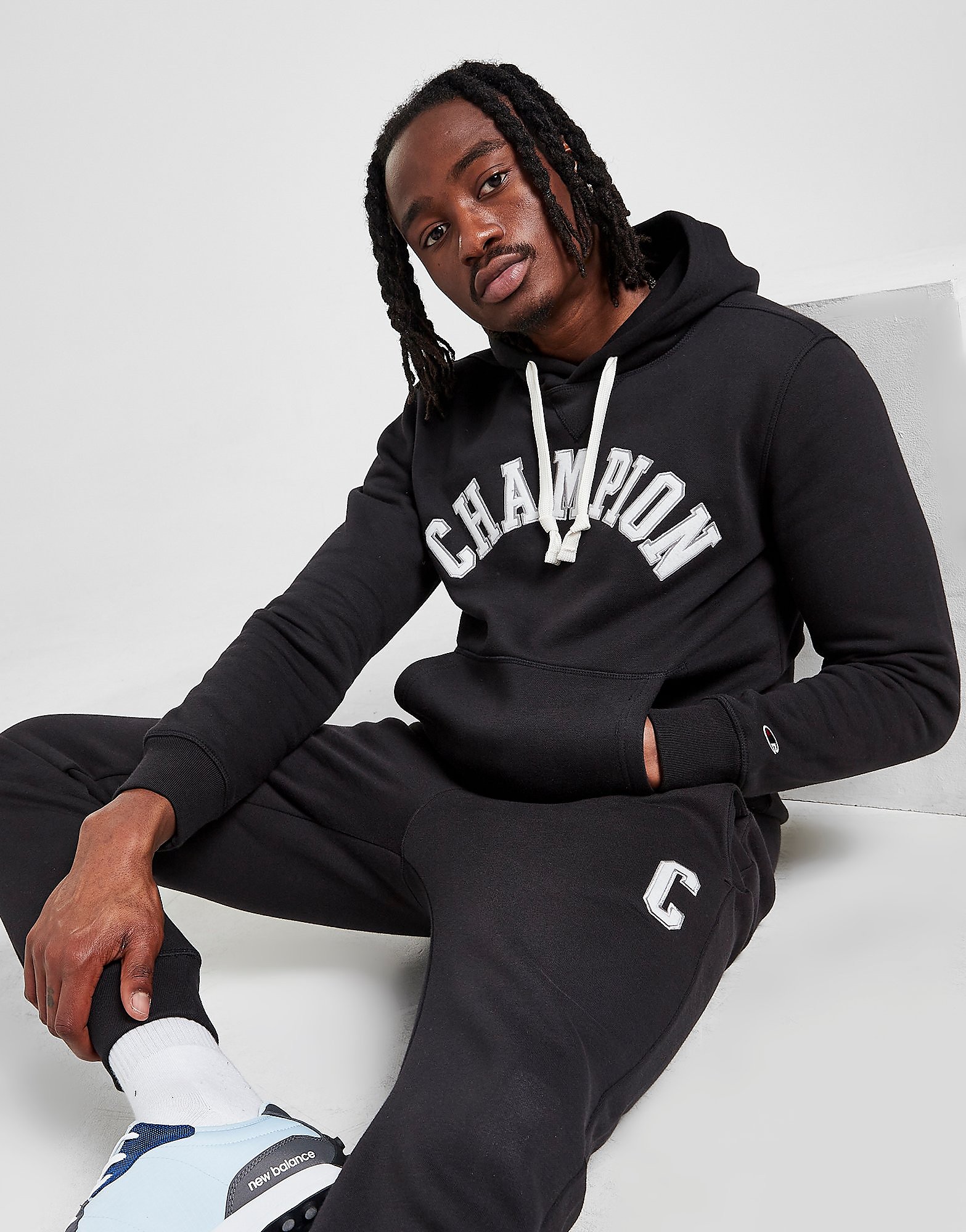 

Champion Book Overhead Hoodie - Only at JD - Black - Mens, Black