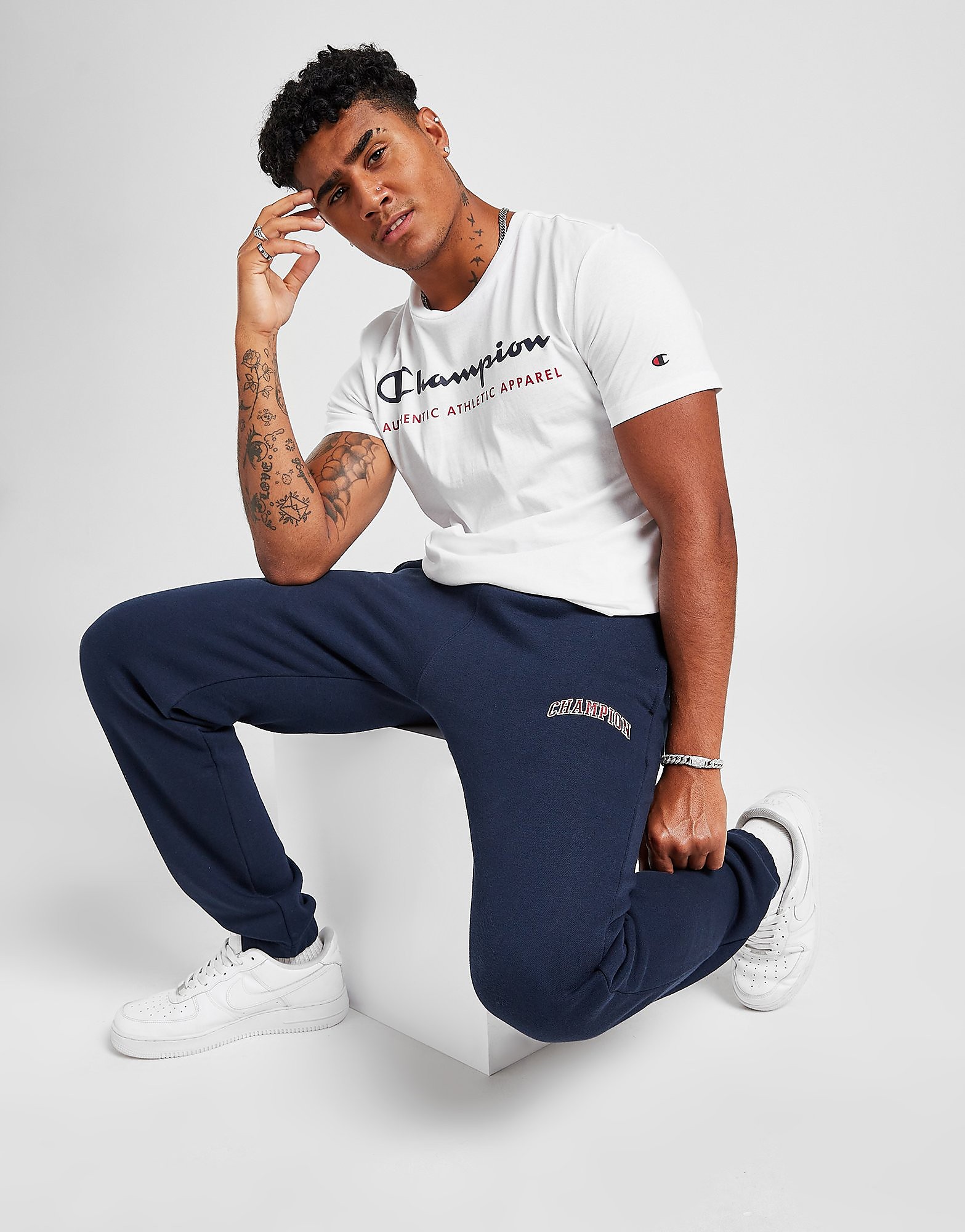 

Champion Book Logo Joggers - Only at JD - Blue - Mens, Blue
