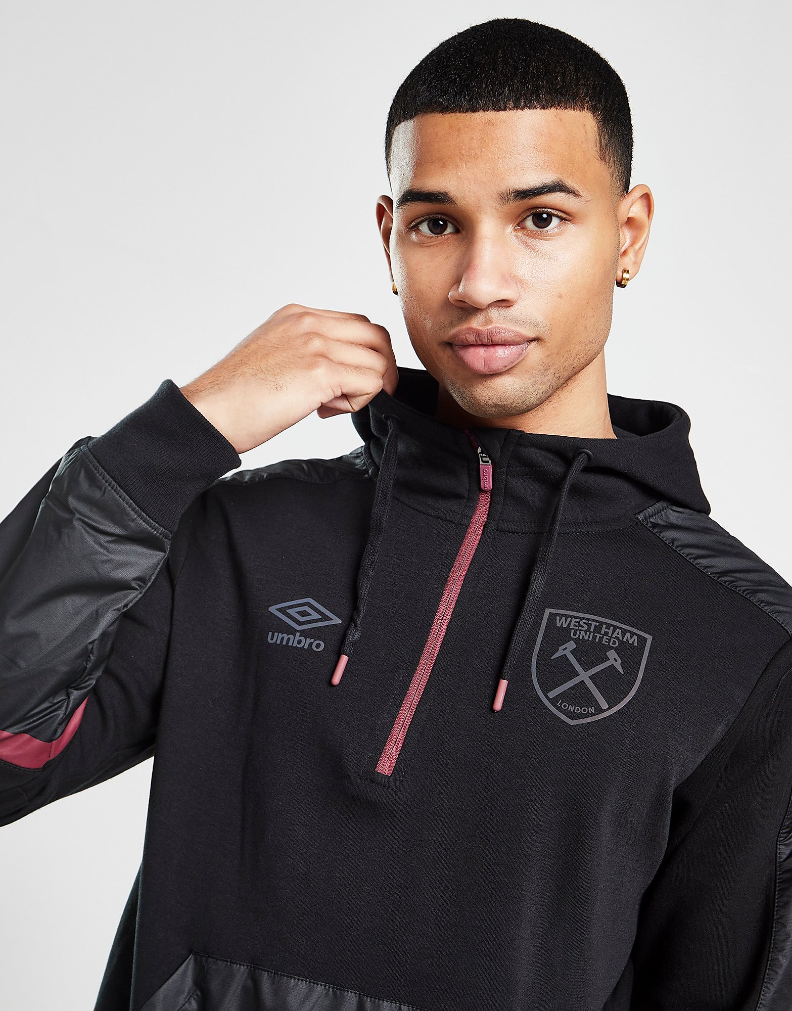

Umbro West Ham United FC Icon II Hoodie - Black - Mens, Black