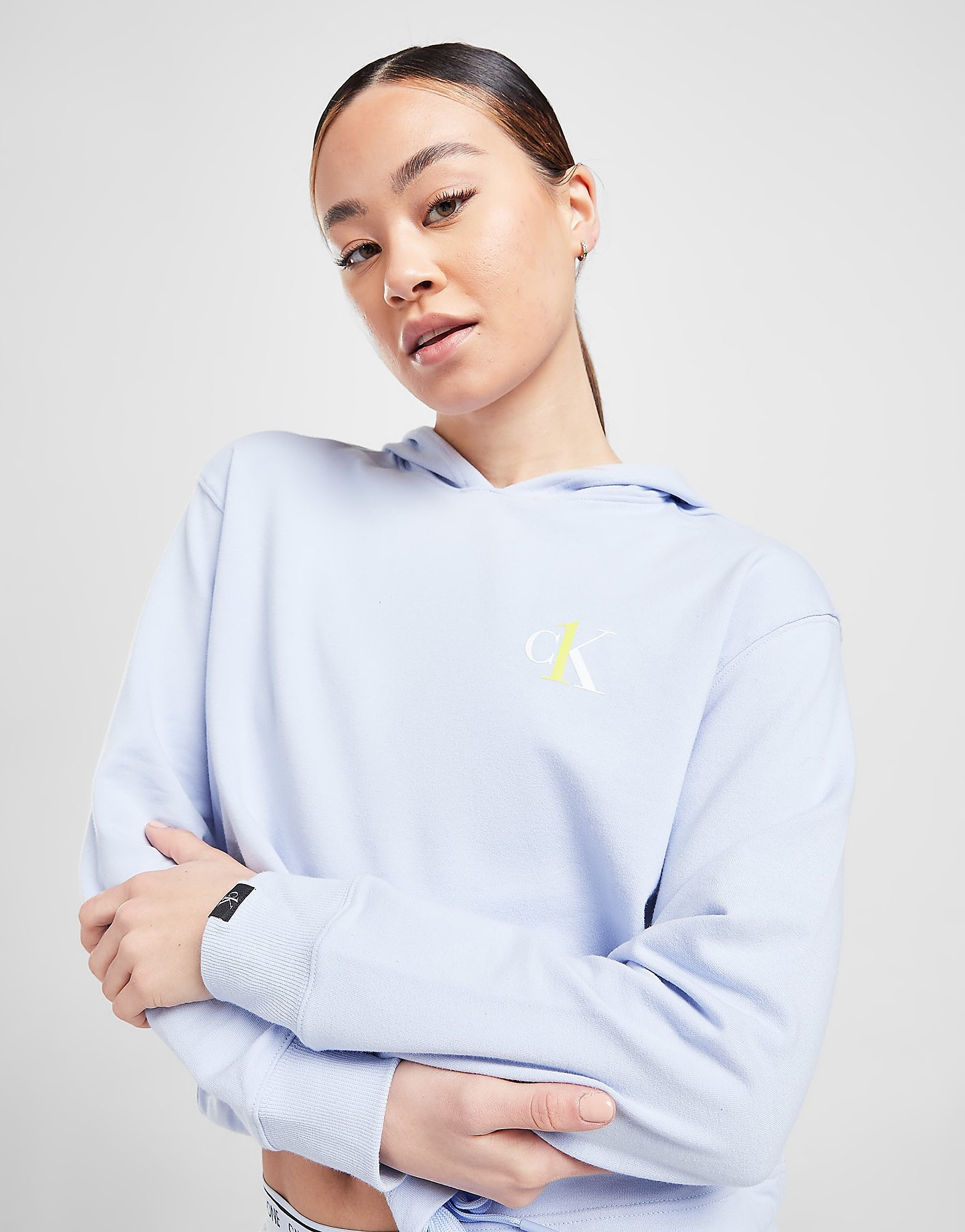 

Calvin Klein CK One Hoodie - Blue - Womens, Blue