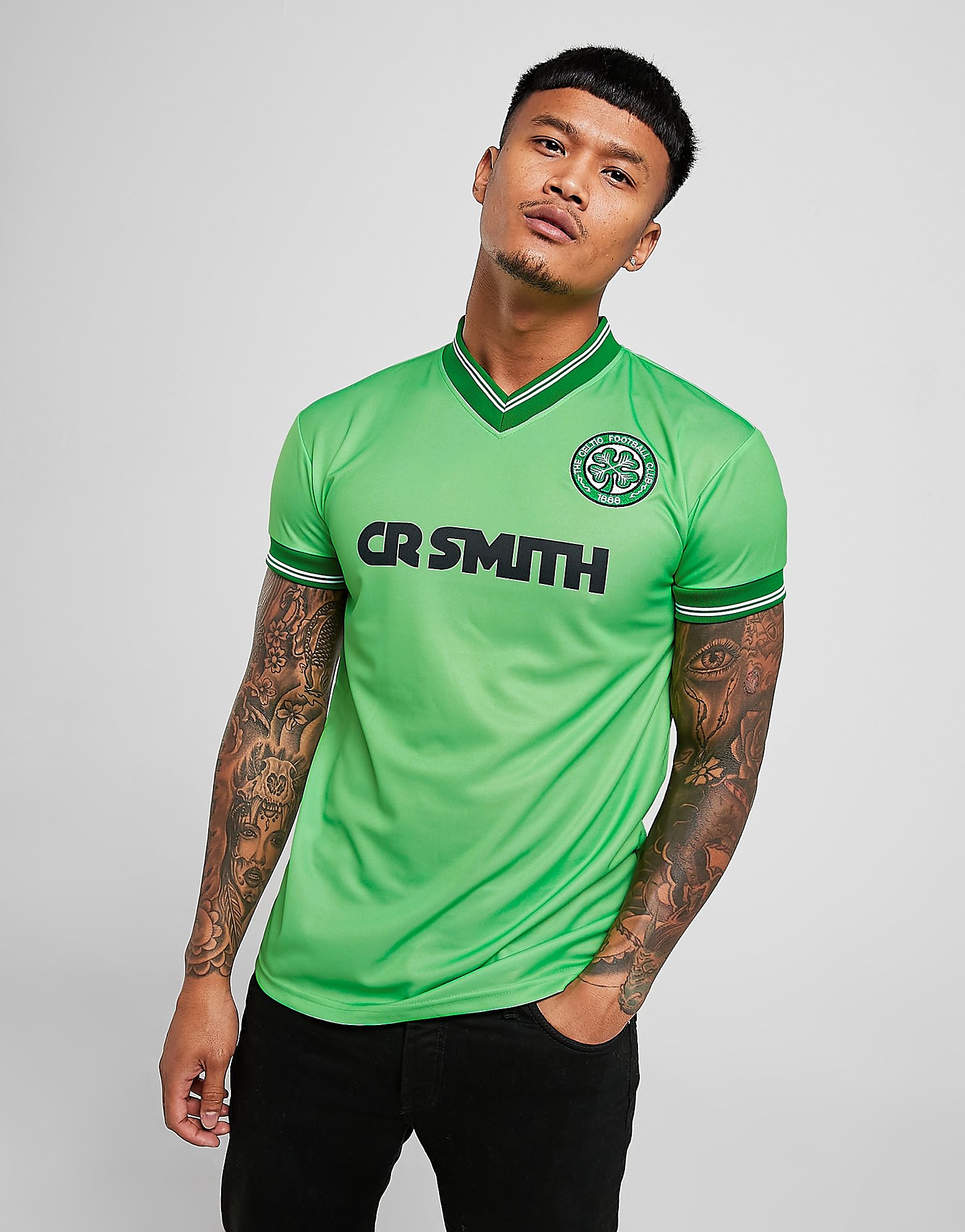 Celtic Retro Camisola alternativa Celtic FC '84-88 - Verde - Mens, Verde