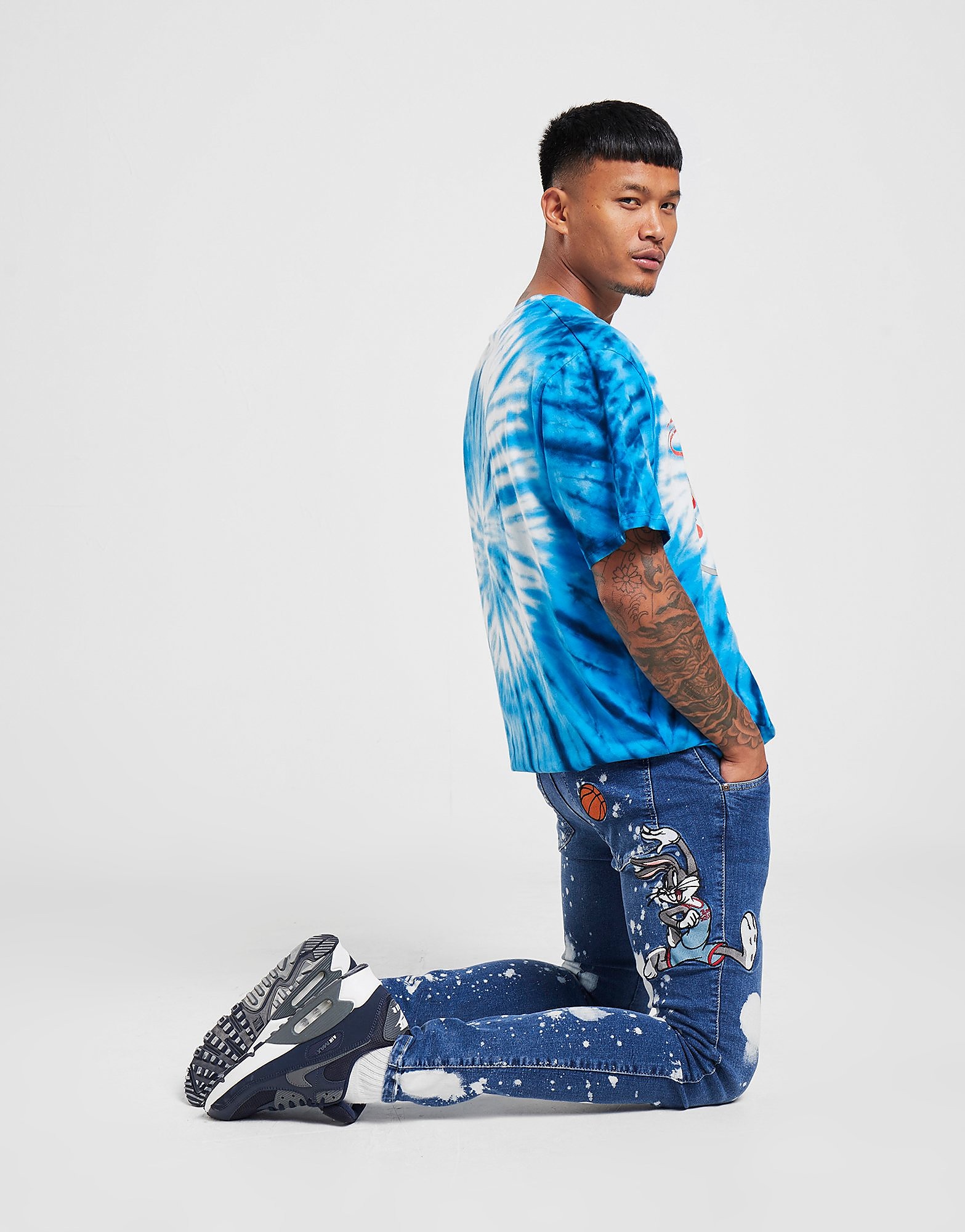 

SikSilk x Space Jam Denim Jeans - Blue - Mens, Blue