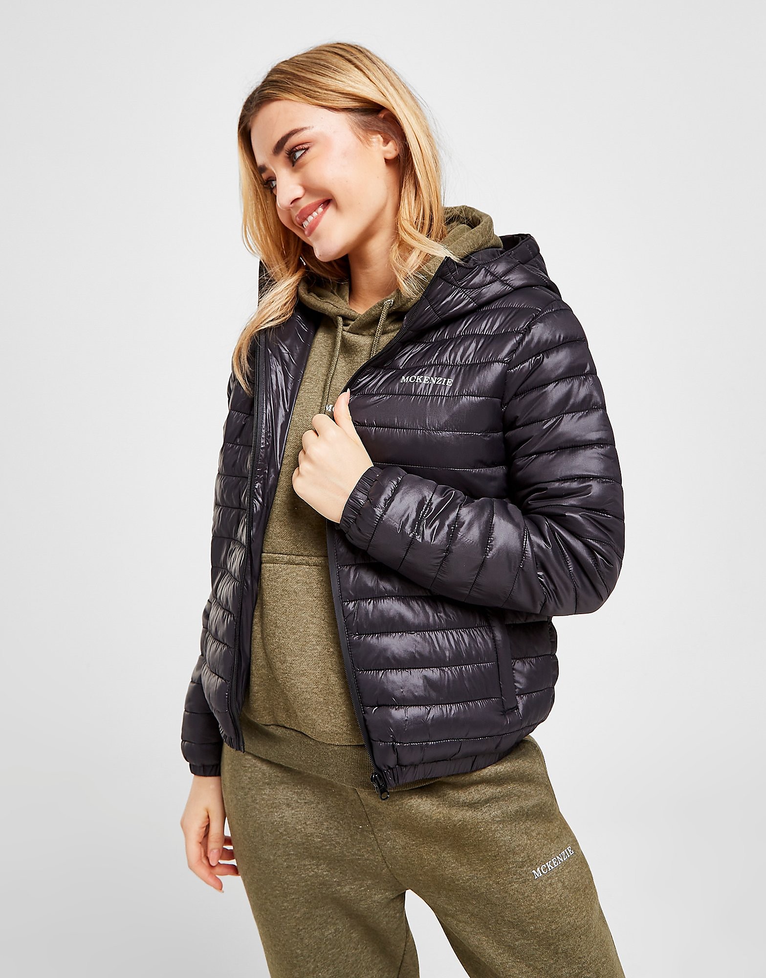 

McKenzie Core Logo Padded Jacket - Only at JD - Black - Womens, Black