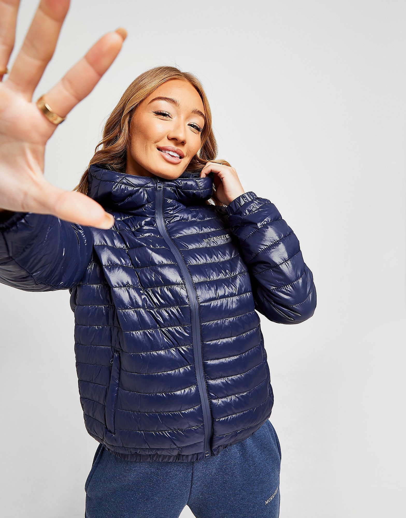 

McKenzie Core Logo Padded Jacket - Only at JD - Blue - Womens, Blue