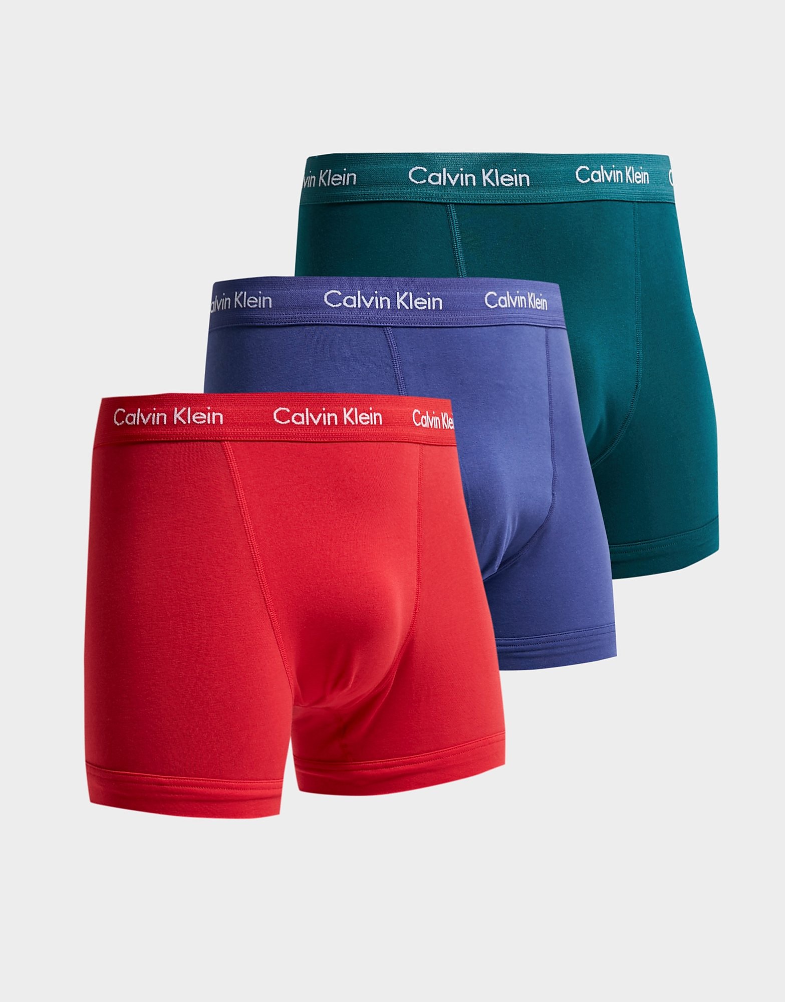 Calvin Klein Underwear 3 Pack Trunks - Blue - Mens, Blue