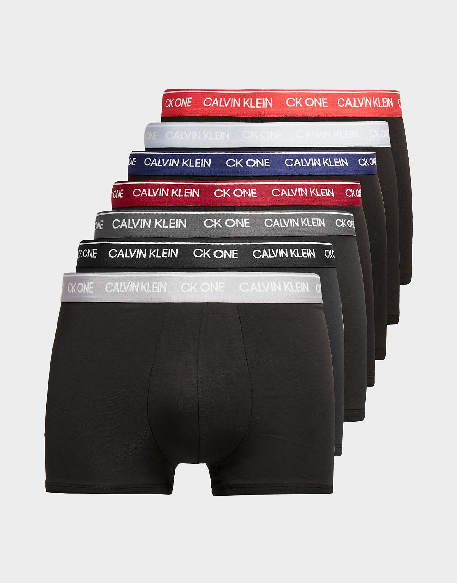 

Calvin Klein CK One 7-Pack Trunks - Black/Multi Coloured - Mens, Black/Multi Coloured