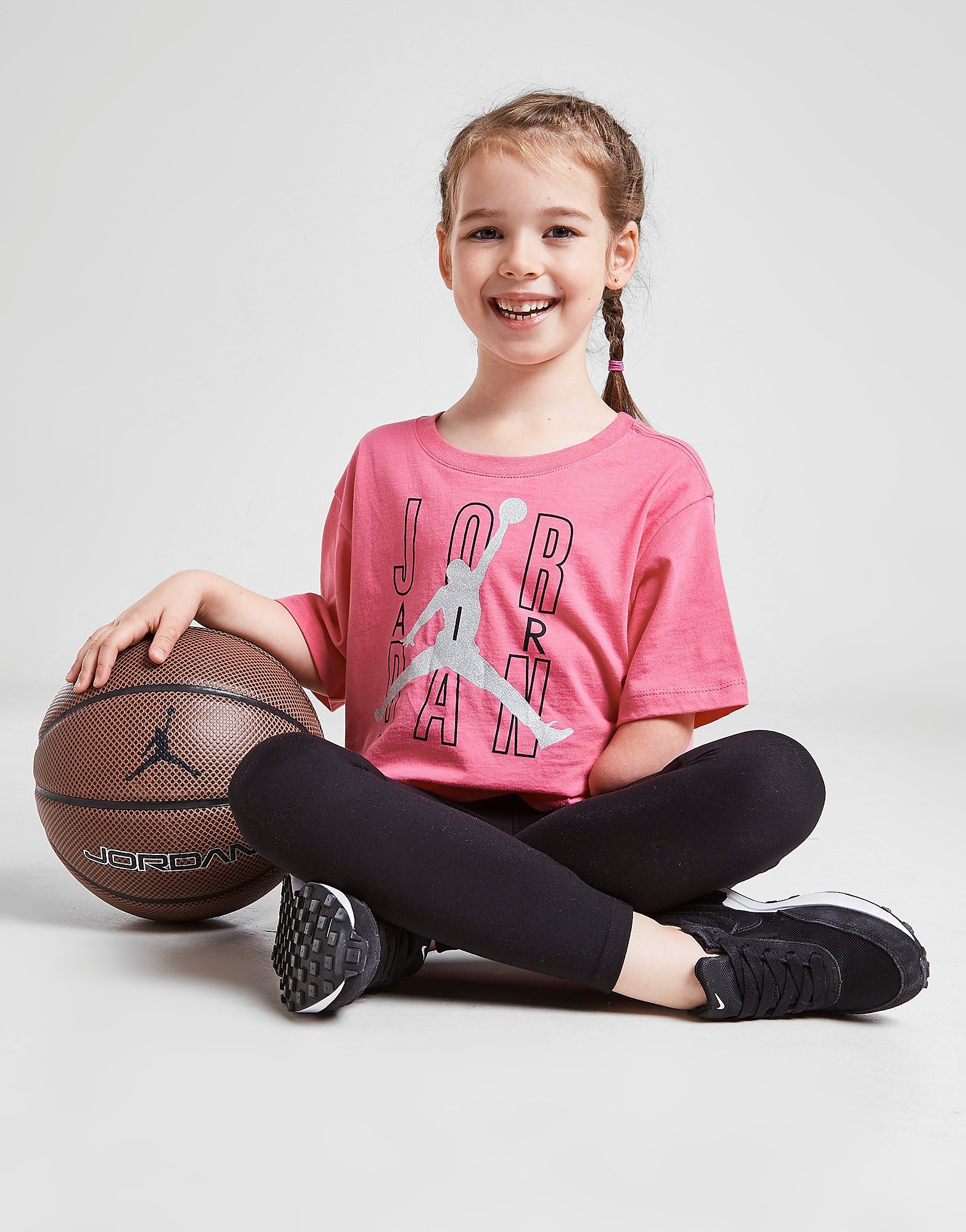

Jordan Girls' Jumpman Shine T-Shirt Children - Pink - Kids, Pink