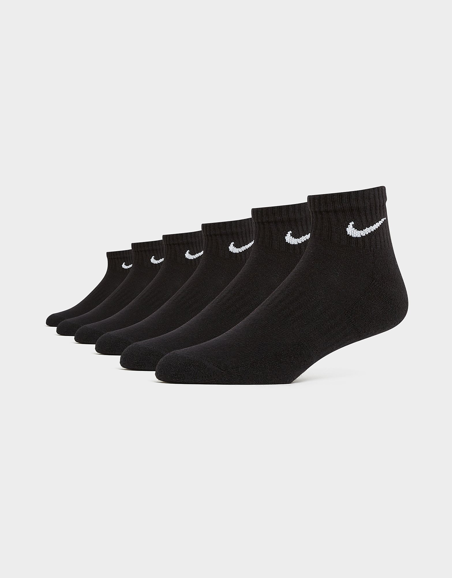 

Nike 6-Pack Everyday Cushioned Ankle Socks - Black - Mens, Black