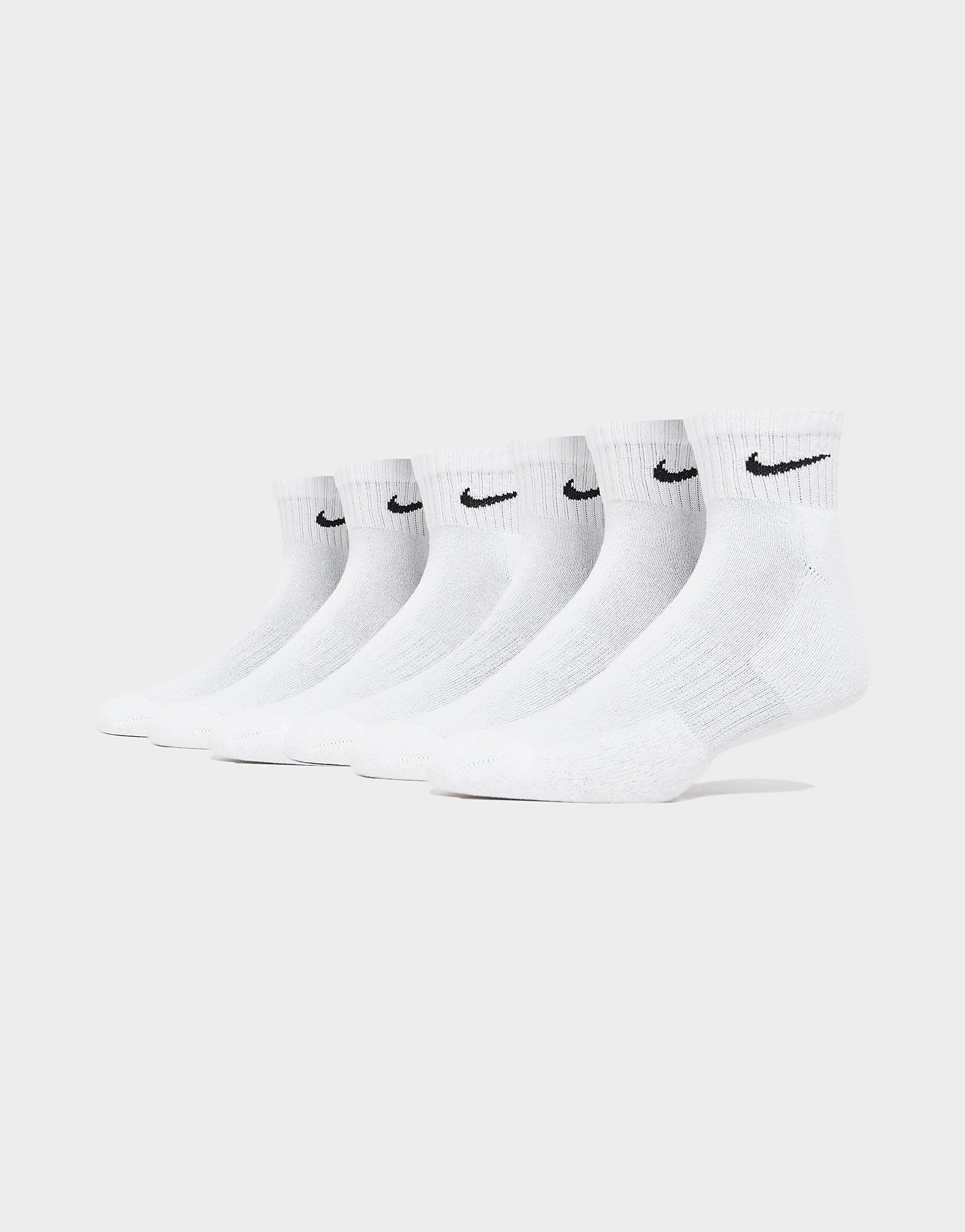 

Nike 6-Pack Everyday Cushioned Ankle Socks - White - Mens, White