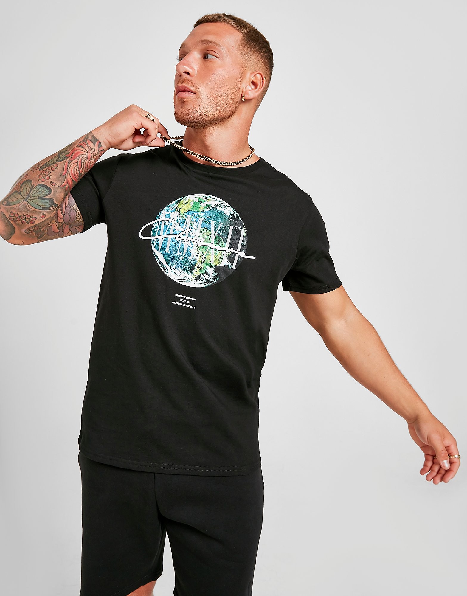 

Closure London Earth T-Shirt - Black - Mens, Black