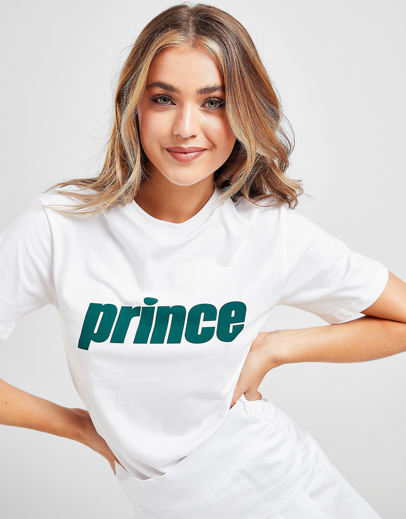 

Prince Core Logo T-Shirt - White - Womens, White