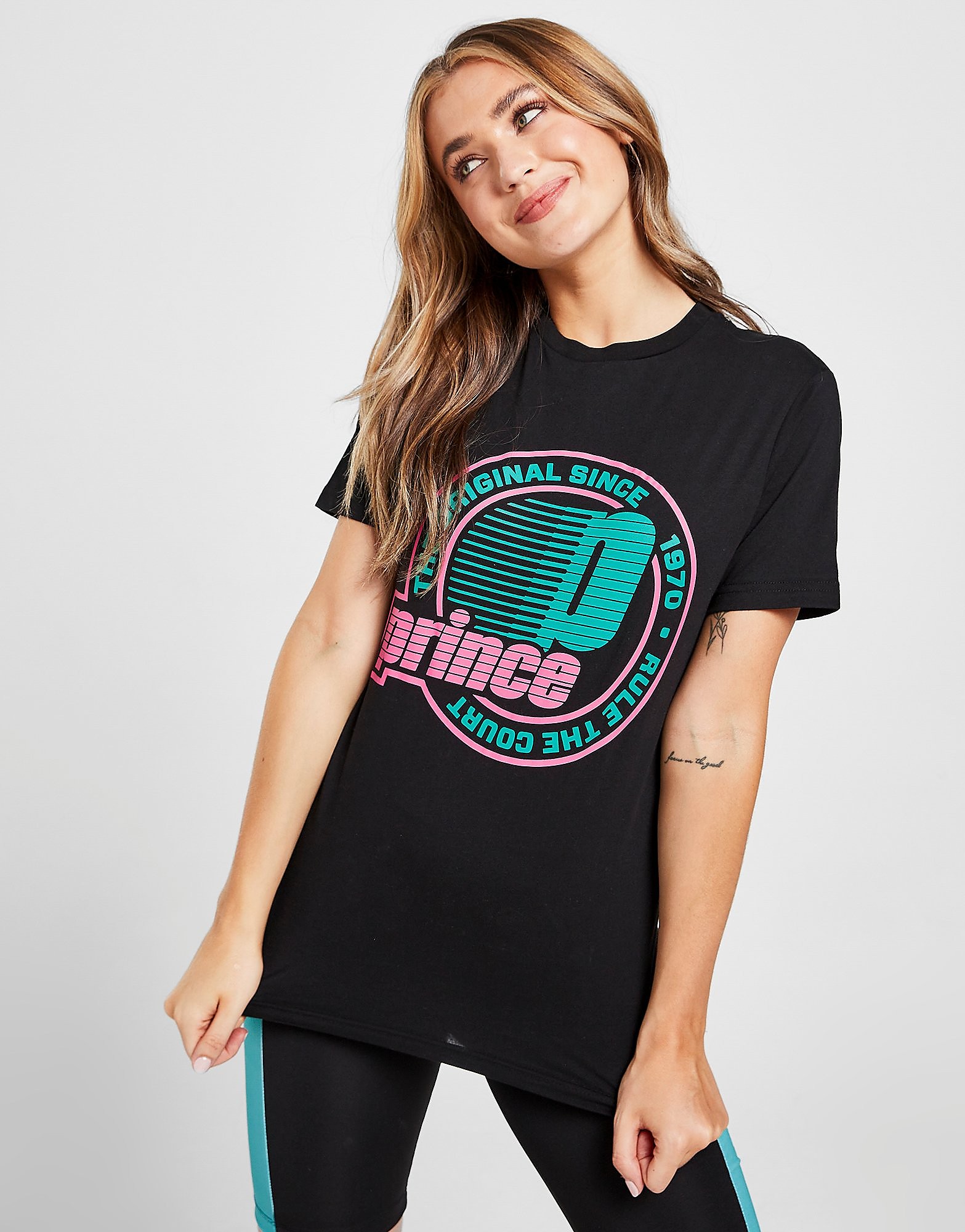 

Prince 80s Print T-Shirt - Black - Womens, Black