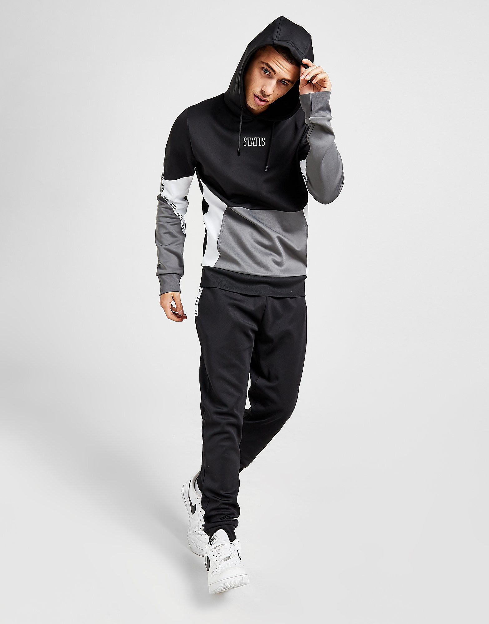

Status Kimber Poly Tracksuit - Black - Mens, Black