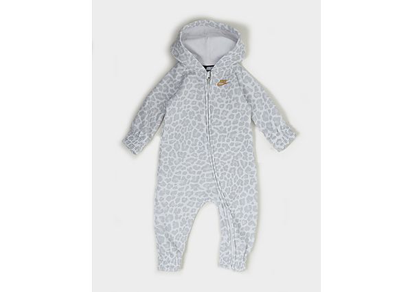 Nike Girls' Leopard Print Babygrow Infant - Grey - Kids, Grey