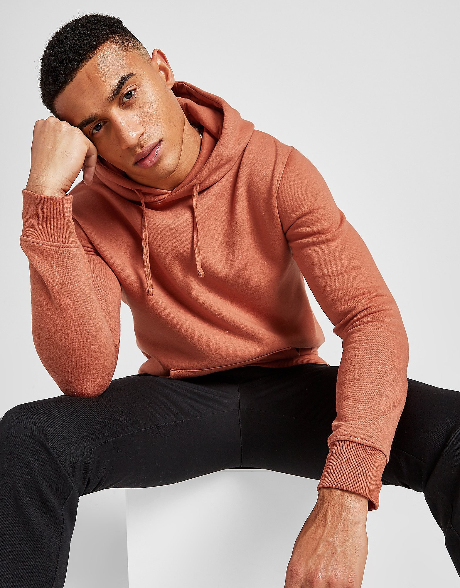 

Sustainable McKenzie Essential Overhead Hoodie - Brown - Mens, Brown