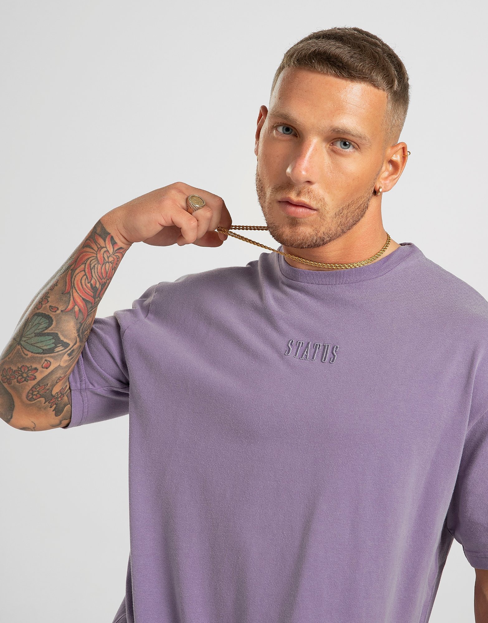 

Status Shade T-Shirt - PURPLE - Mens, PURPLE