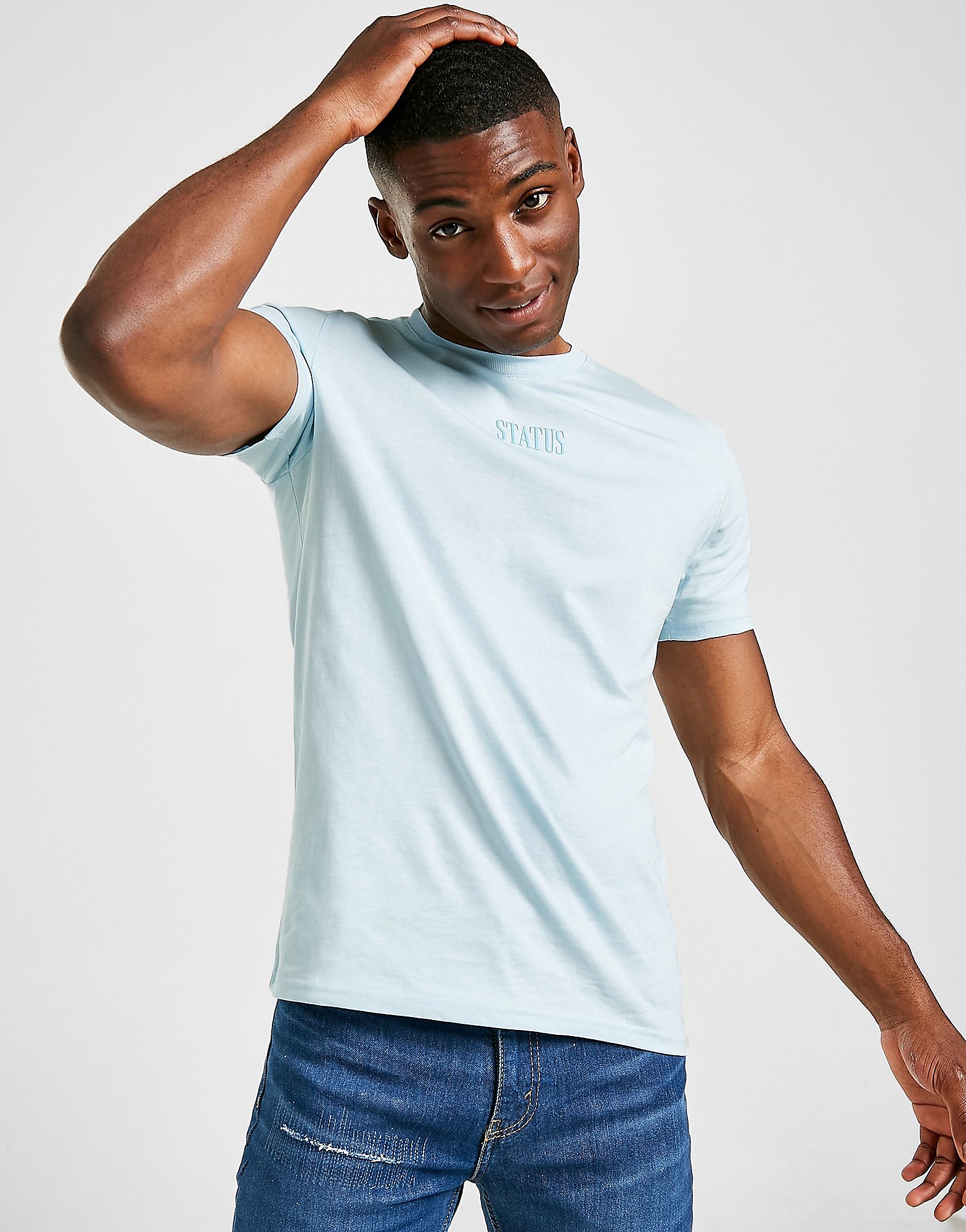 

Status Stitch T-Shirt - BLUE - Mens, BLUE