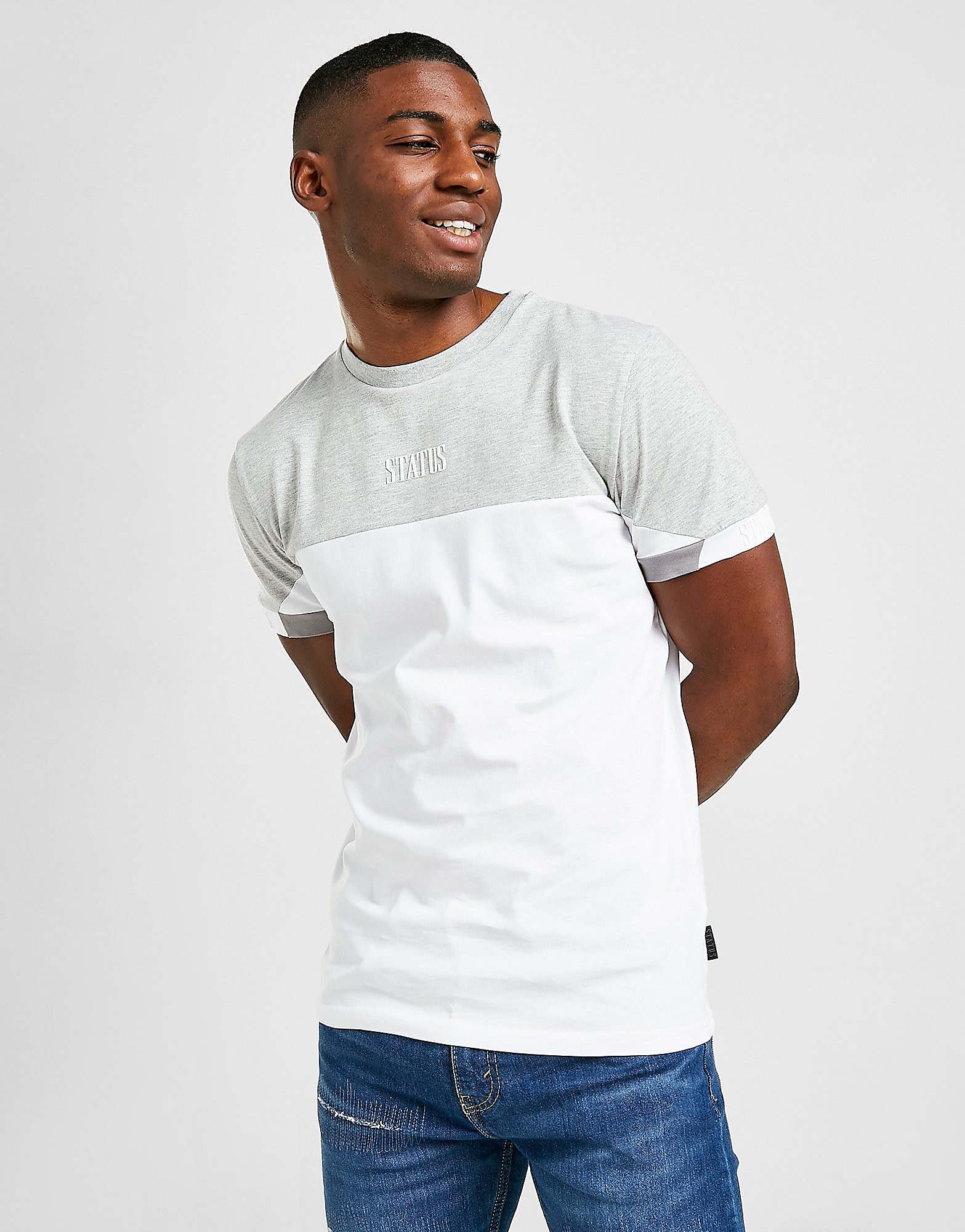 

Status Sonder T-Shirt - WHITE/Grey - Mens, WHITE/Grey