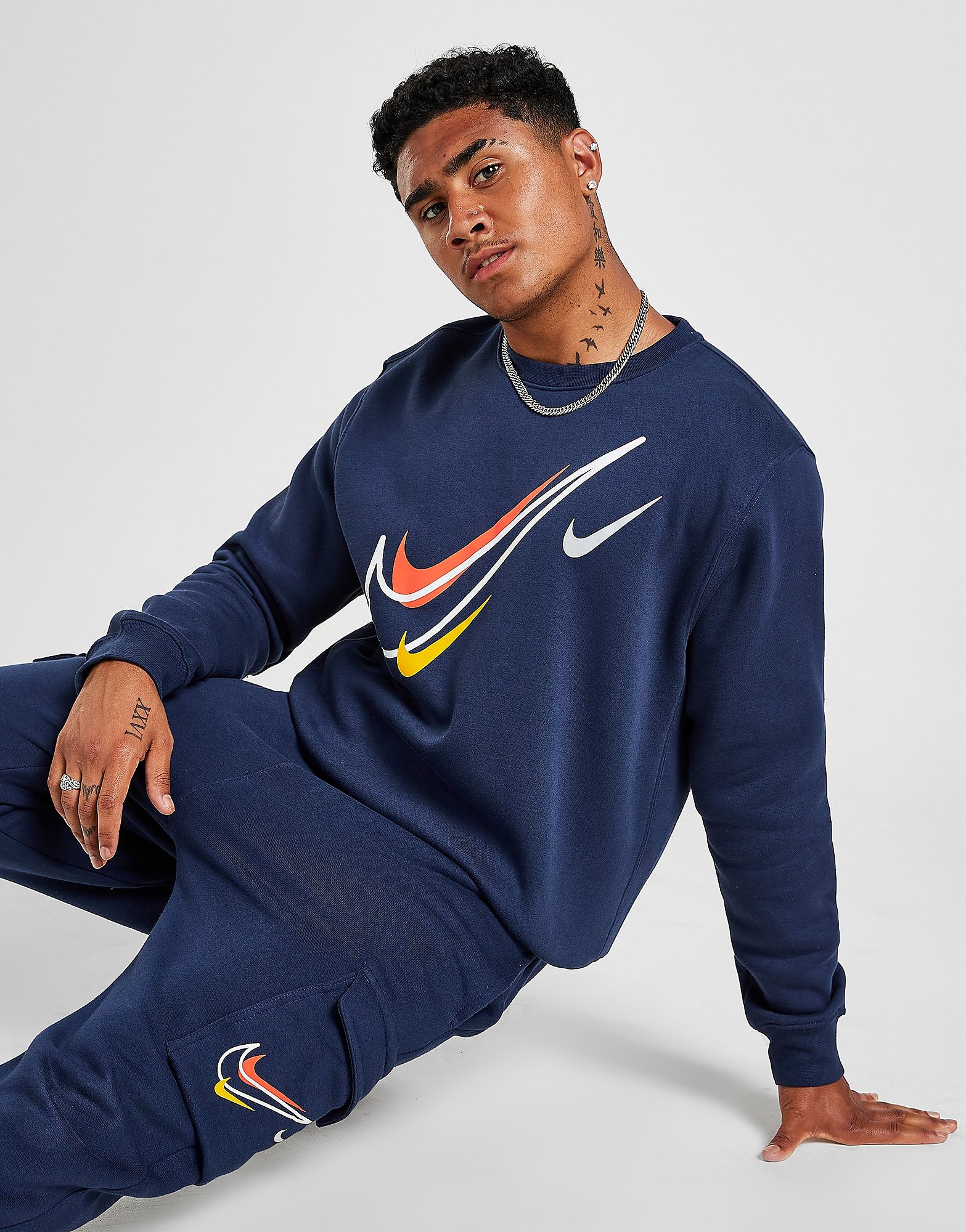 

Nike Court Crew Sweatshirt - Navy - Mens, Navy