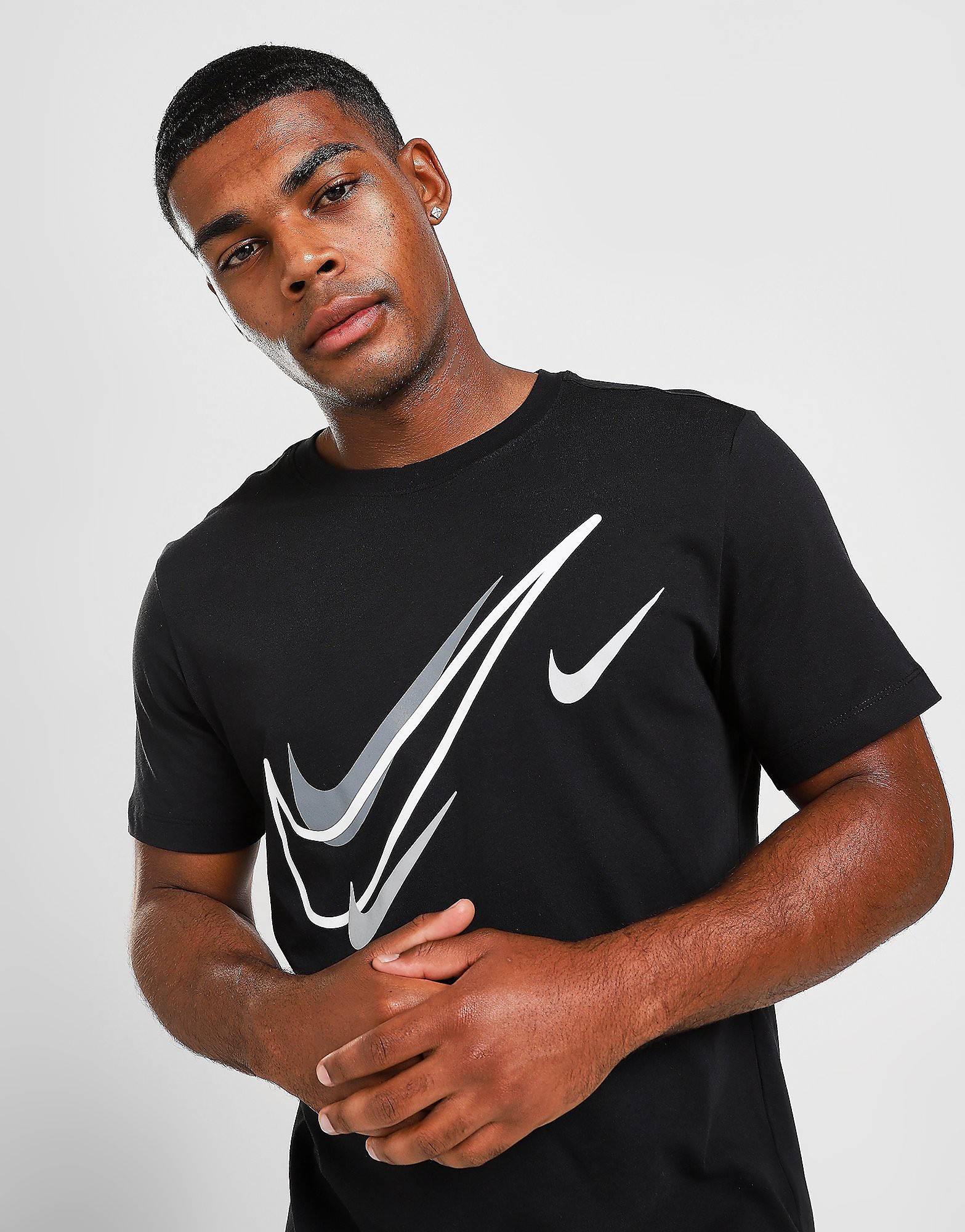

Nike Court T-Shirt - Black - Mens, Black