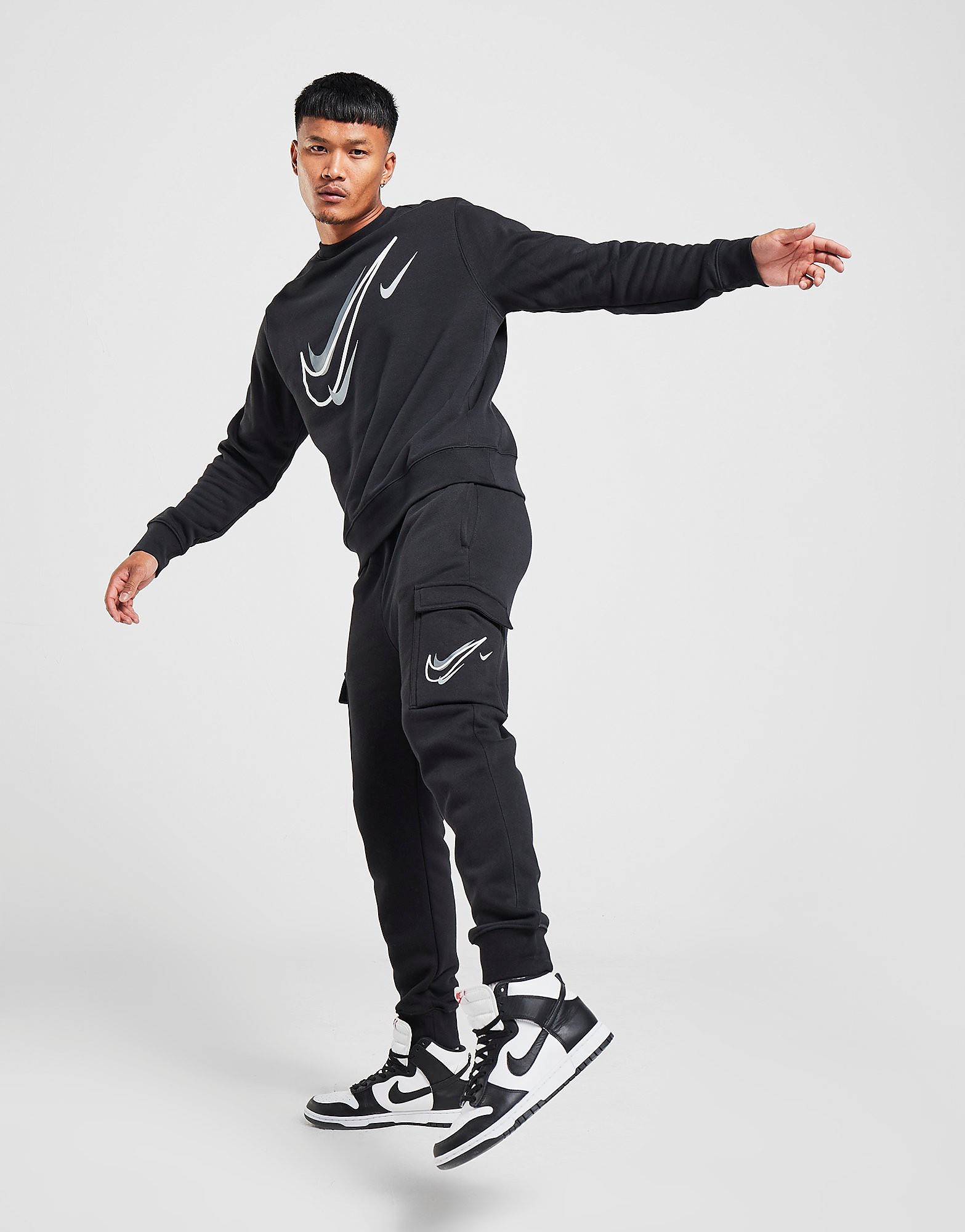 

Nike Court Cargo Joggers - Black - Mens, Black