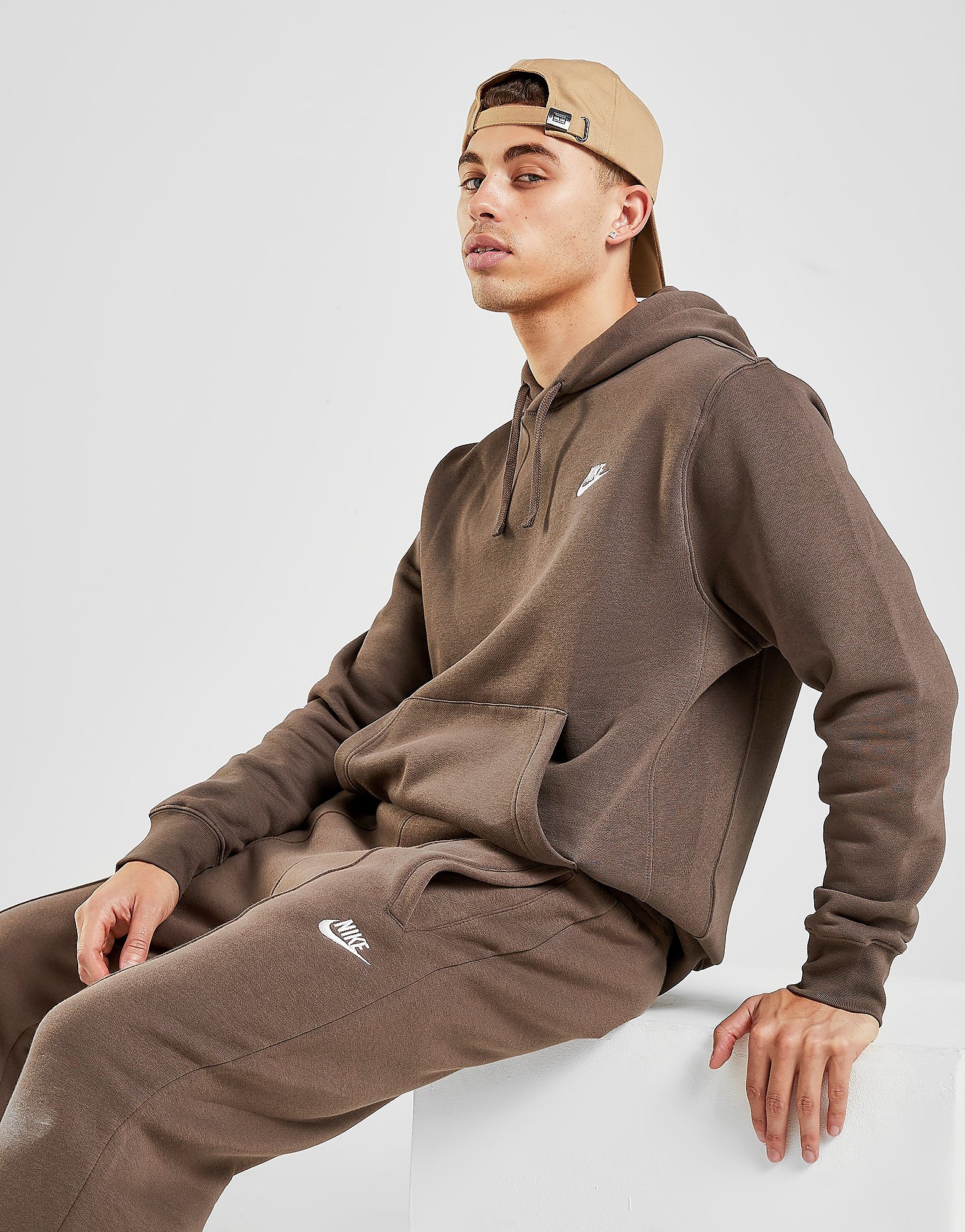 

Nike Foundation Hoodie - Ironstone - Mens, Ironstone