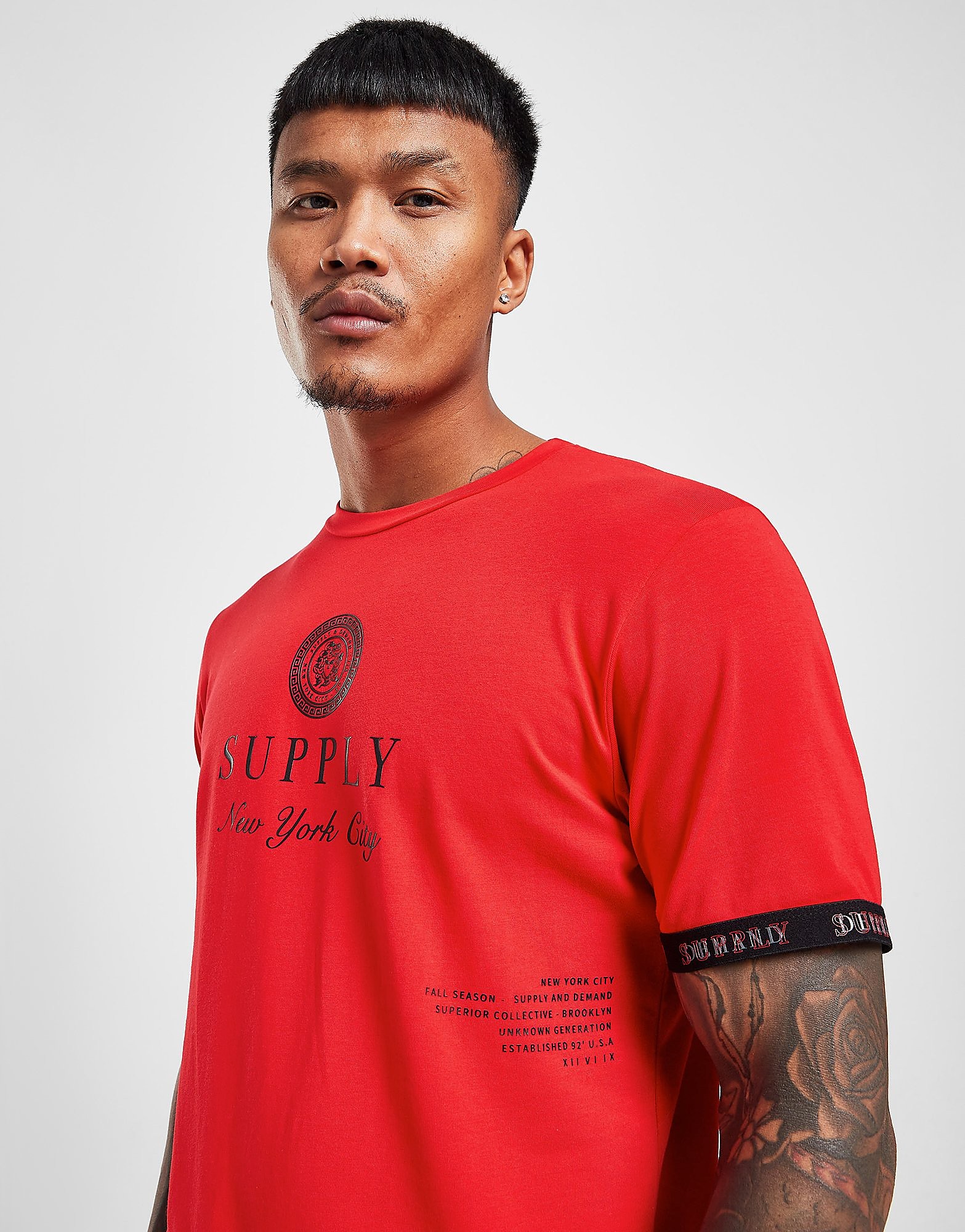 

Supply & Demand Match T-Shirt - Only at JD - RED, RED