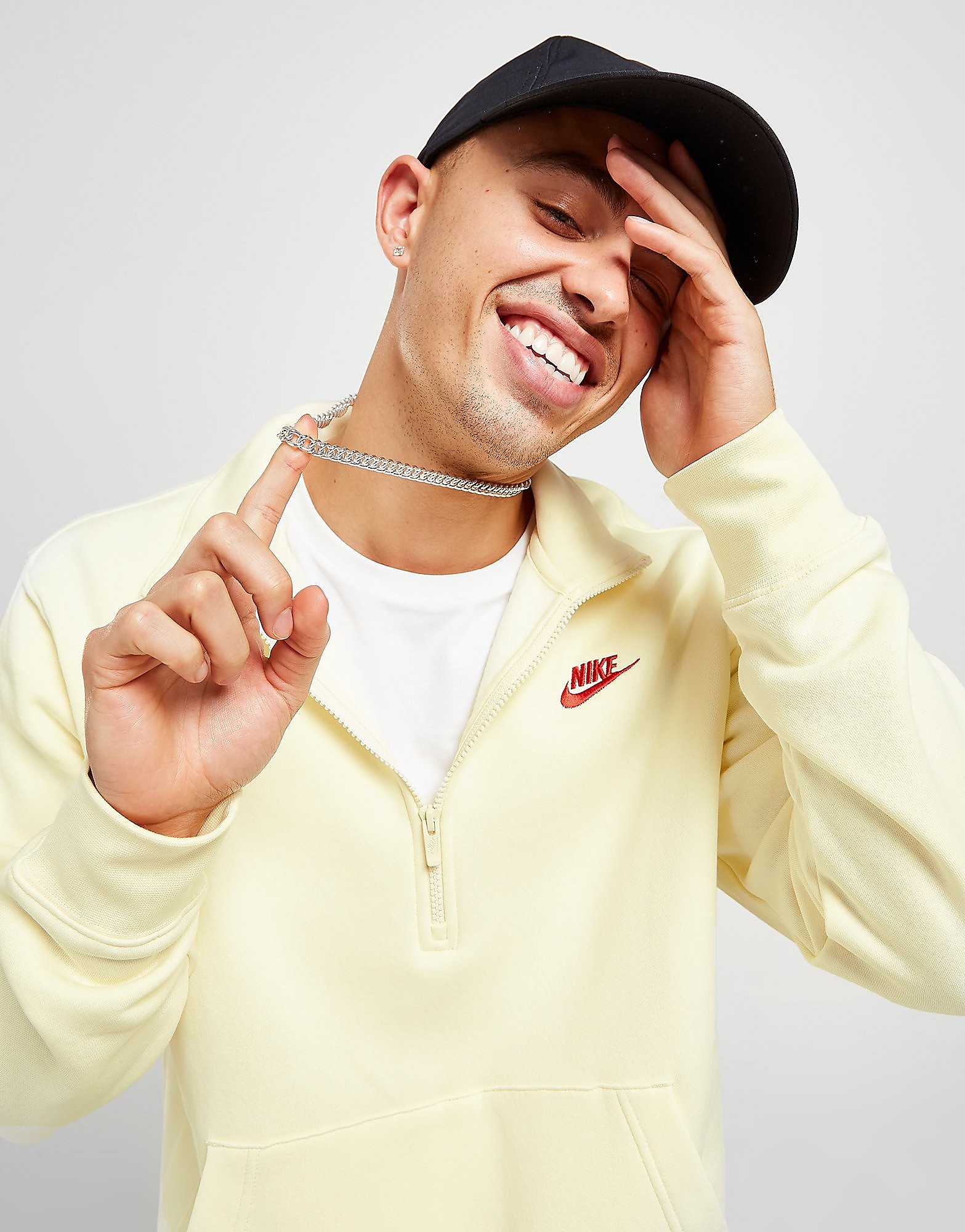 

Nike Foundation 1/2 Zip Track Top - Coconut Milk - Mens, Coconut Milk