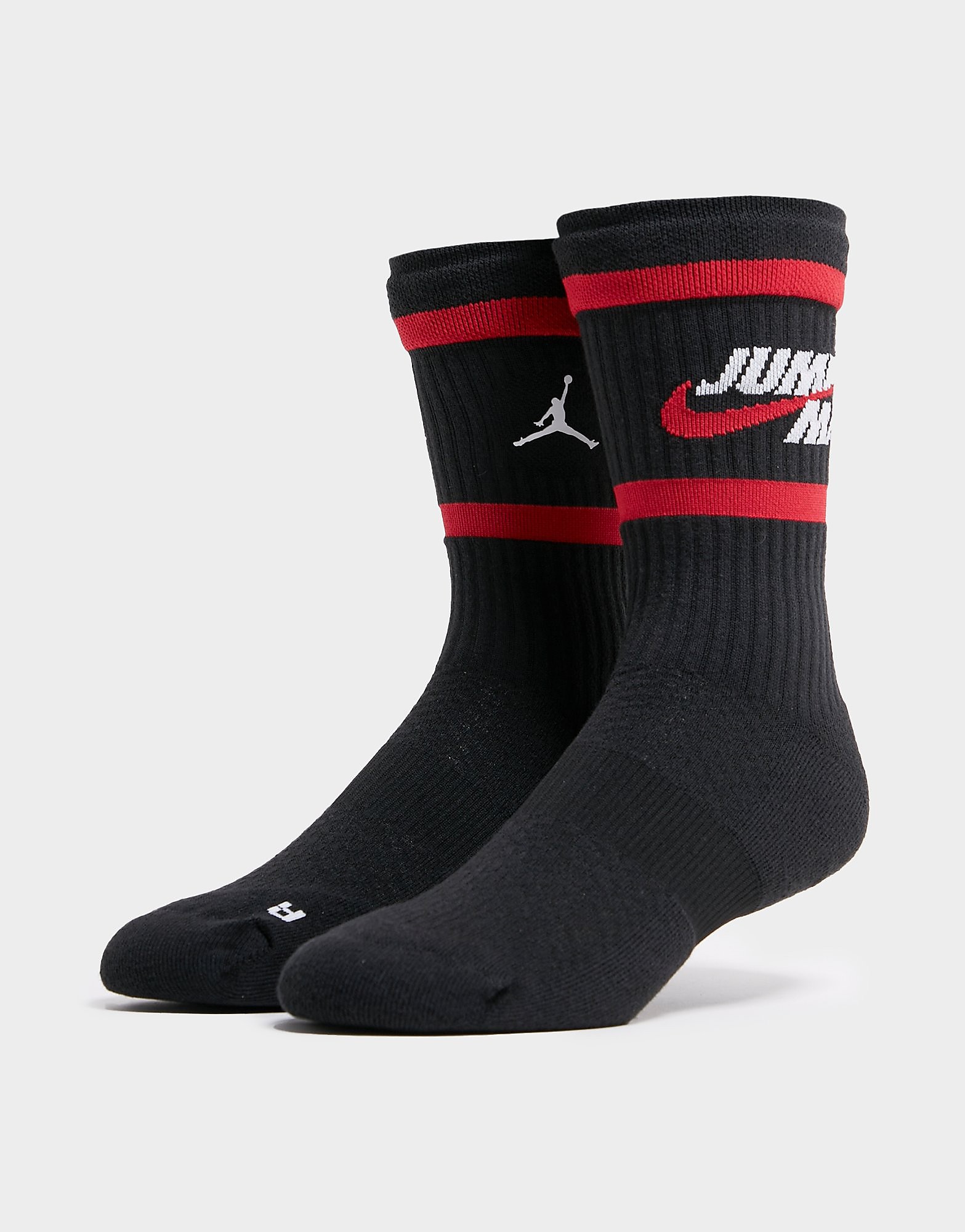 

Jordan Basketball Legacy Crew Socks - Black - Mens, Black