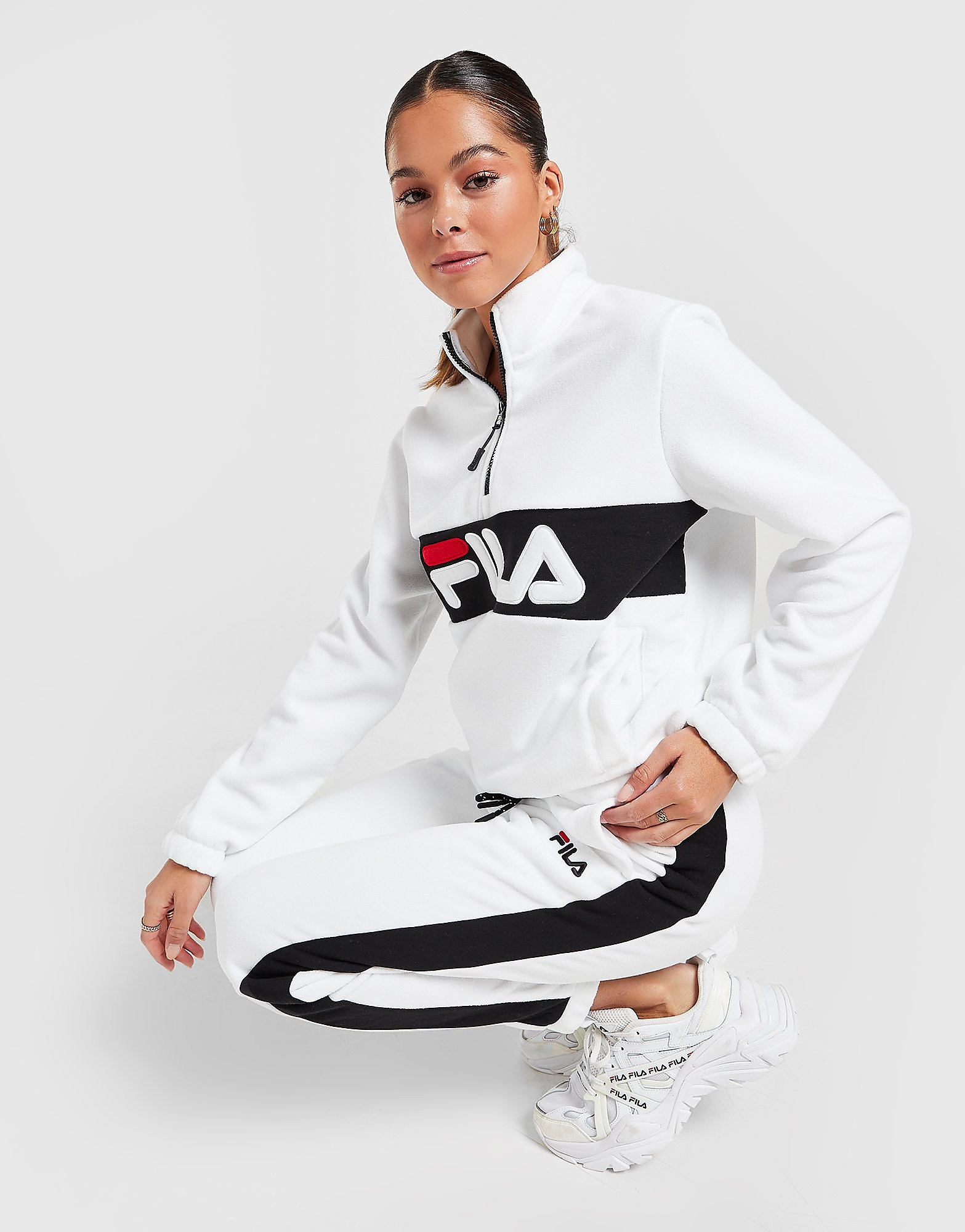 

Fila Polar Fleece Joggers - Only at JD - White - Womens, White