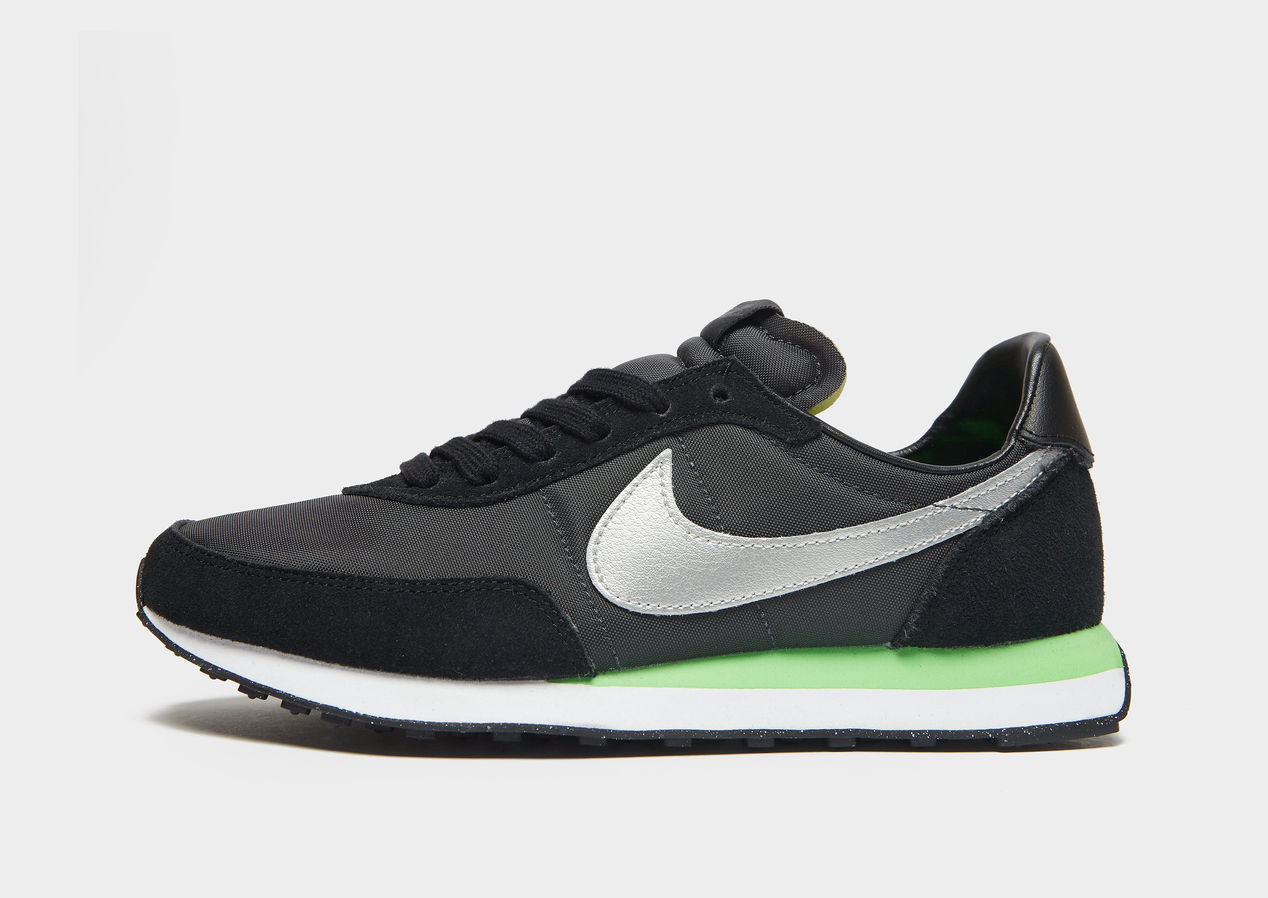 

Nike Waffle Trainer 2 Junior - Black/Dark Smoke Grey/Green Strike/Chrome - Kids, Black/Dark Smoke Grey/Green Strike/Chrome