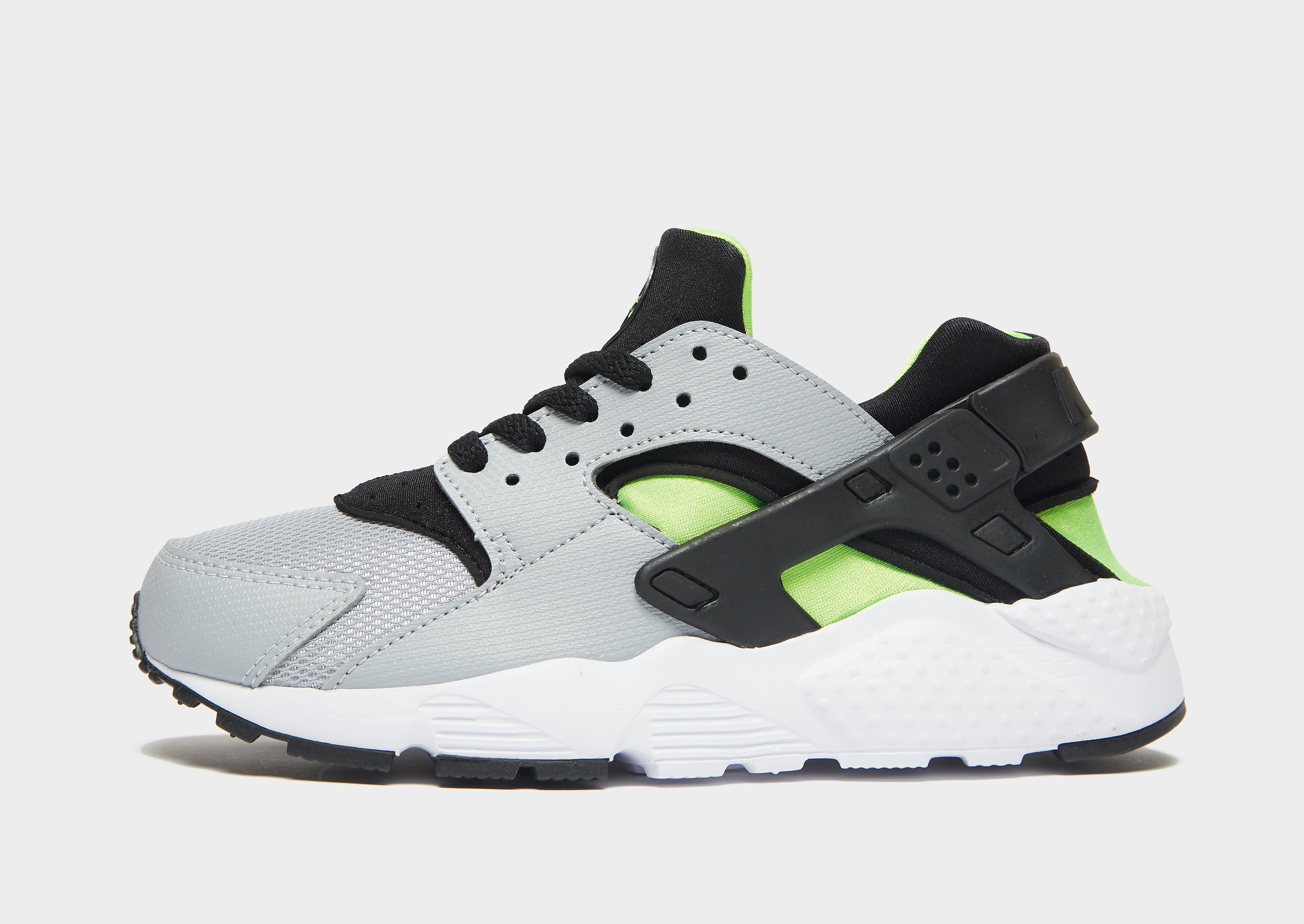 

Nike Air Huarache Junior - Wolf Grey/Electric Green/White/Black - Kids, Wolf Grey/Electric Green/White/Black