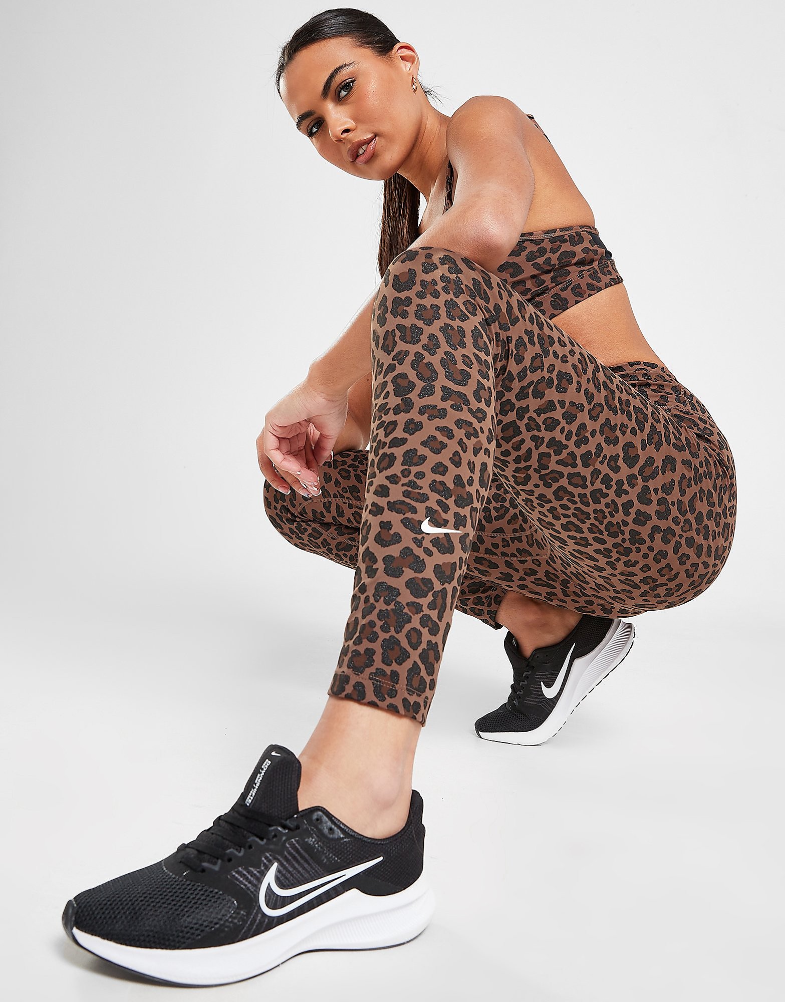 Nike Training One Tights 2.0 - Brown - Womens, Brown