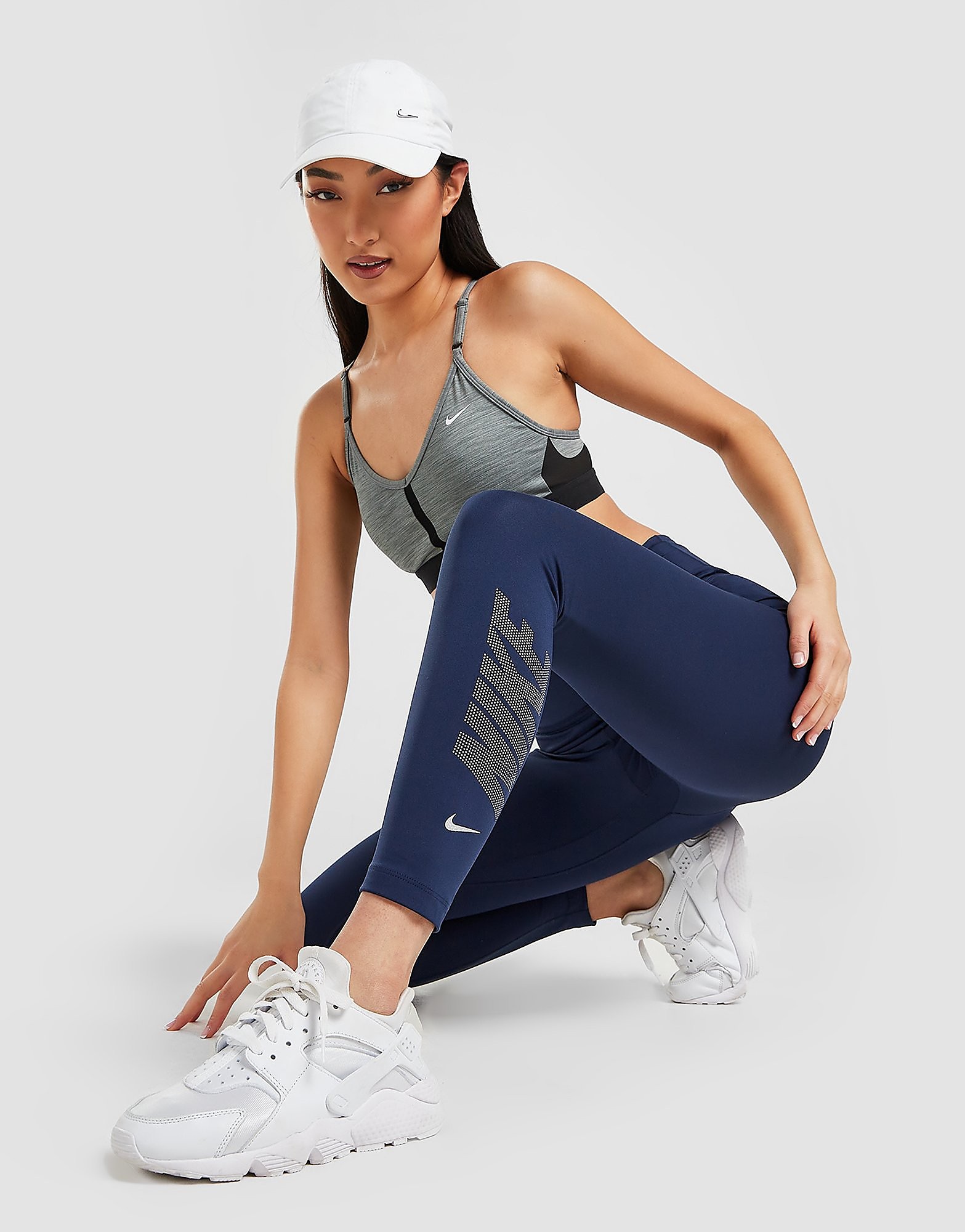 

Nike Training Diamante Tights - Blue - Womens, Blue