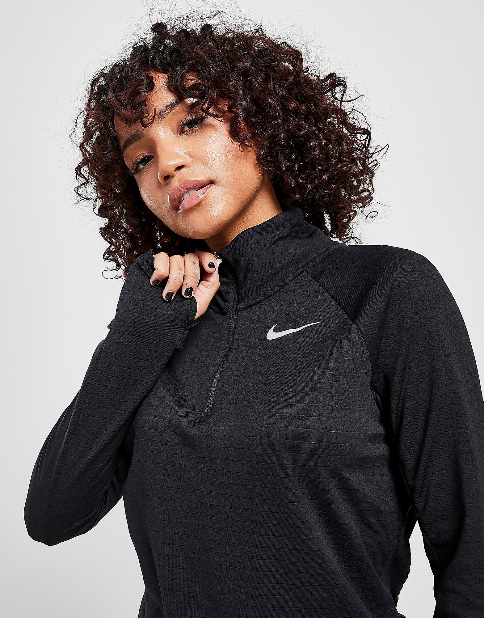 Nike Running Element 1/4 Zip Top - Black - Womens, Black