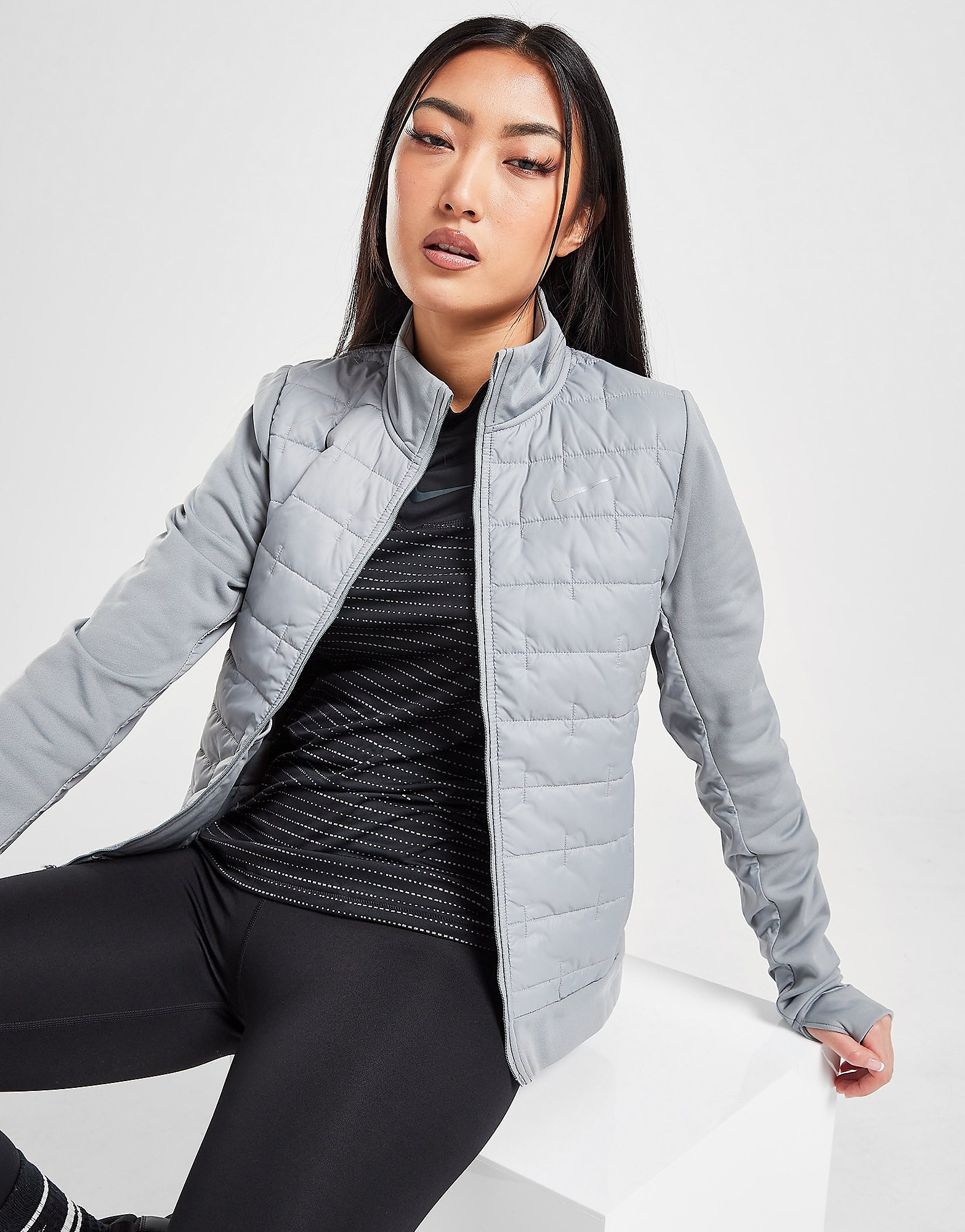 

Nike Running Synthetic Jacket - Grey - Womens, Grey