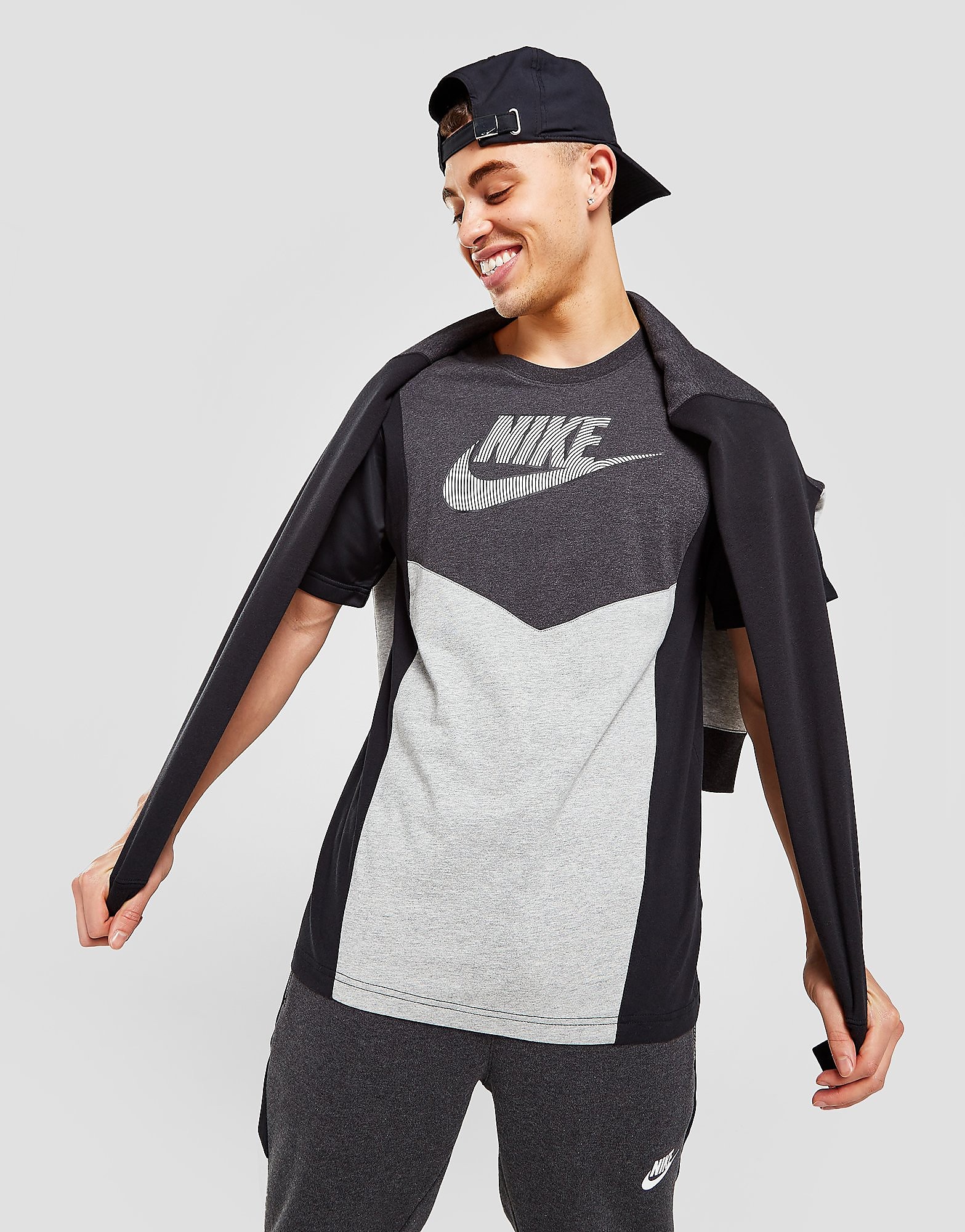 

Nike Hybrid T-Shirt - Only at JD - Grey - Mens, Grey