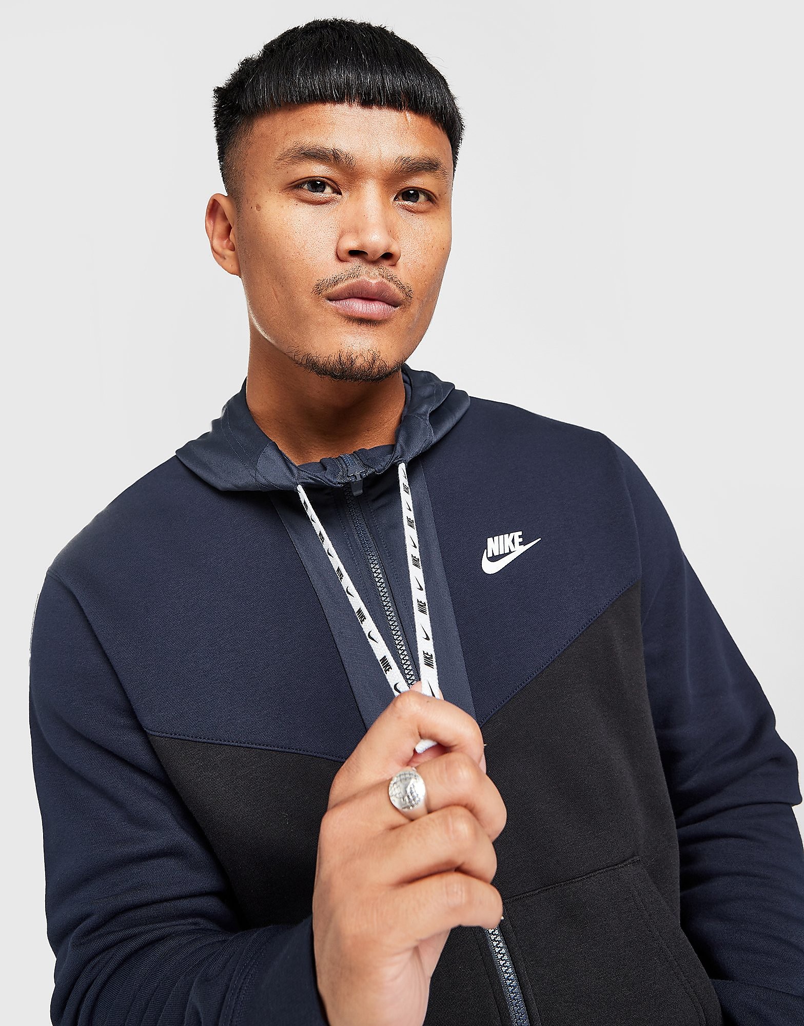 

Nike Hybrid Full Zip Hoodie - Blue - Mens, Blue