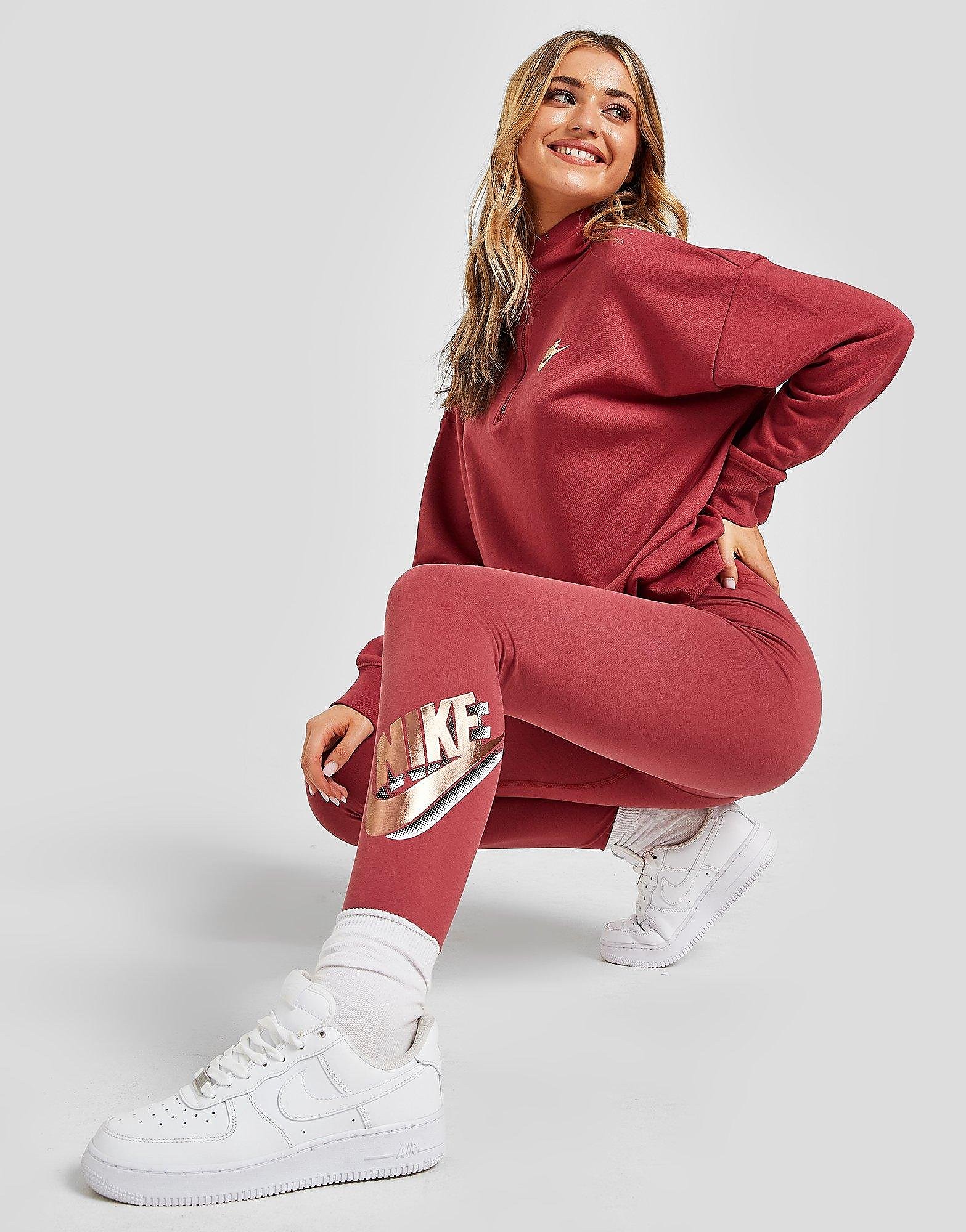 

Nike Double Futura Leggings - Only at JD - Red - Womens, Red