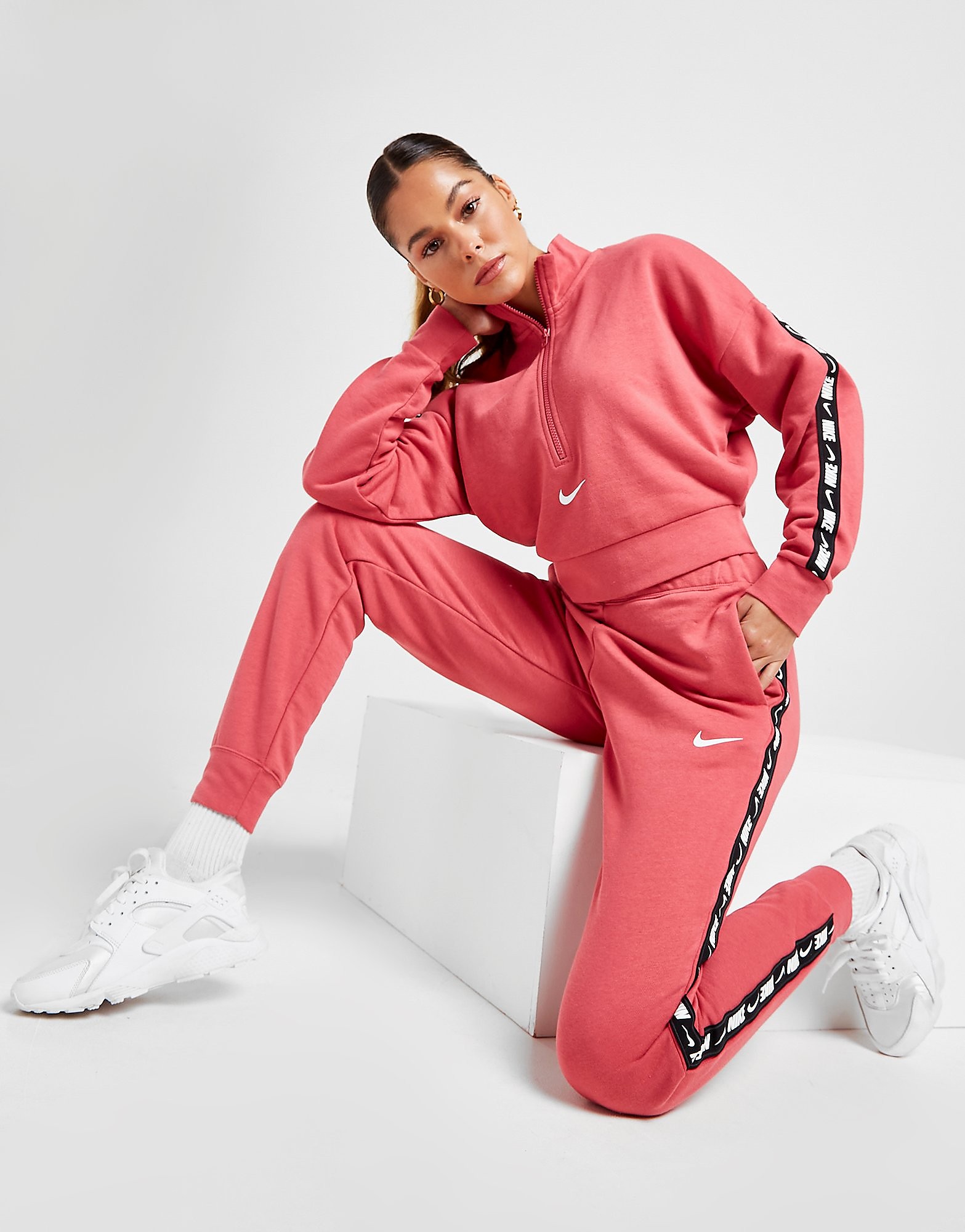 

Nike Tape Logo Fleece Joggers - Only at JD - Pink - Womens, Pink