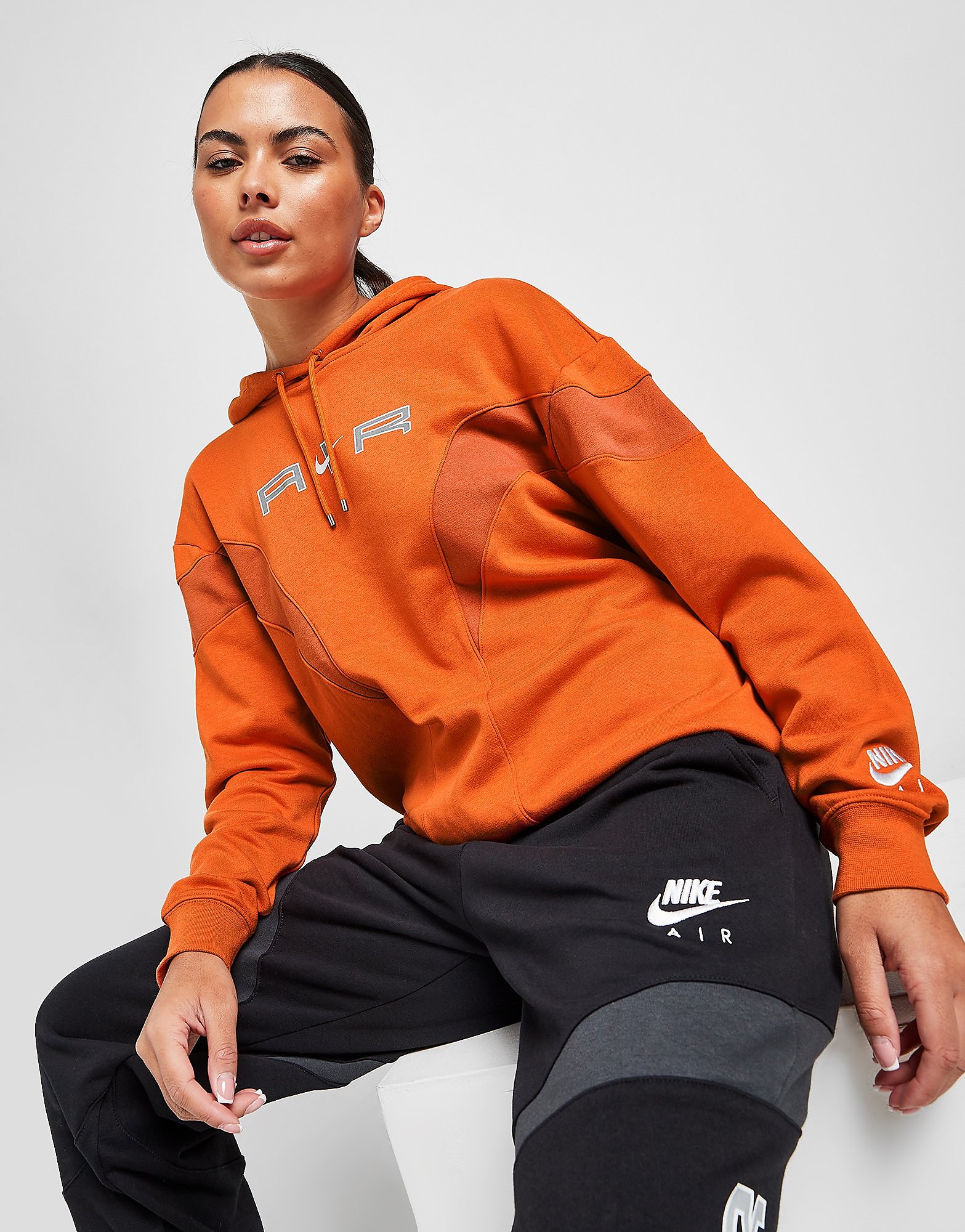 

Nike Air Overhead Hoodie - Sport Spice/Burnt Sunrise/White - Womens, Sport Spice/Burnt Sunrise/White