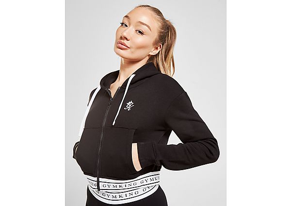 Gym King Sweat à Capuche Lounge Tape Zippé Femme