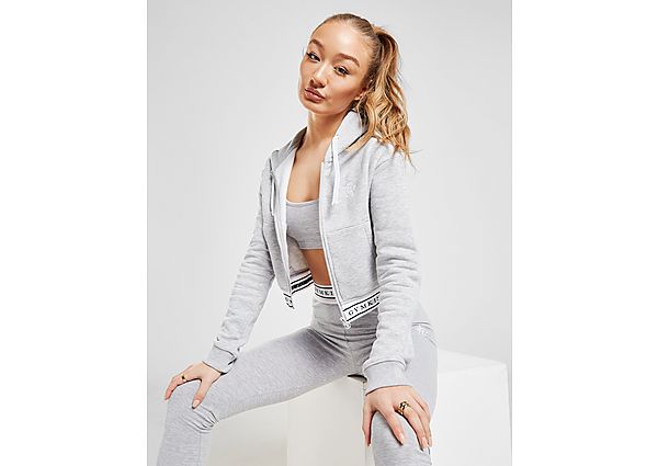 Gym King Sweat à Capuche Lounge Tape Zippé Femme