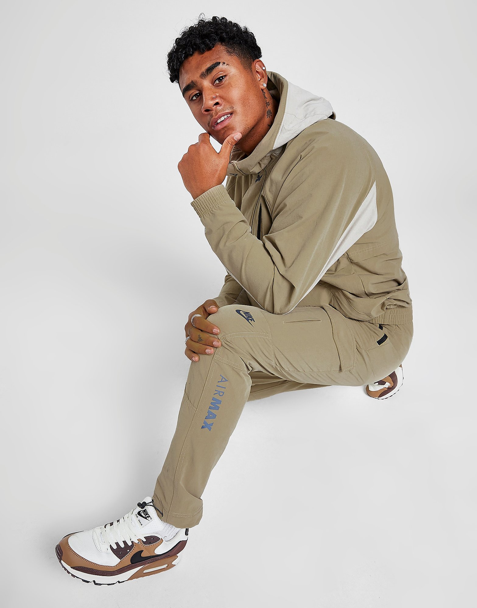 

Nike Air Max Woven Cargo Pants - Brown, Brown